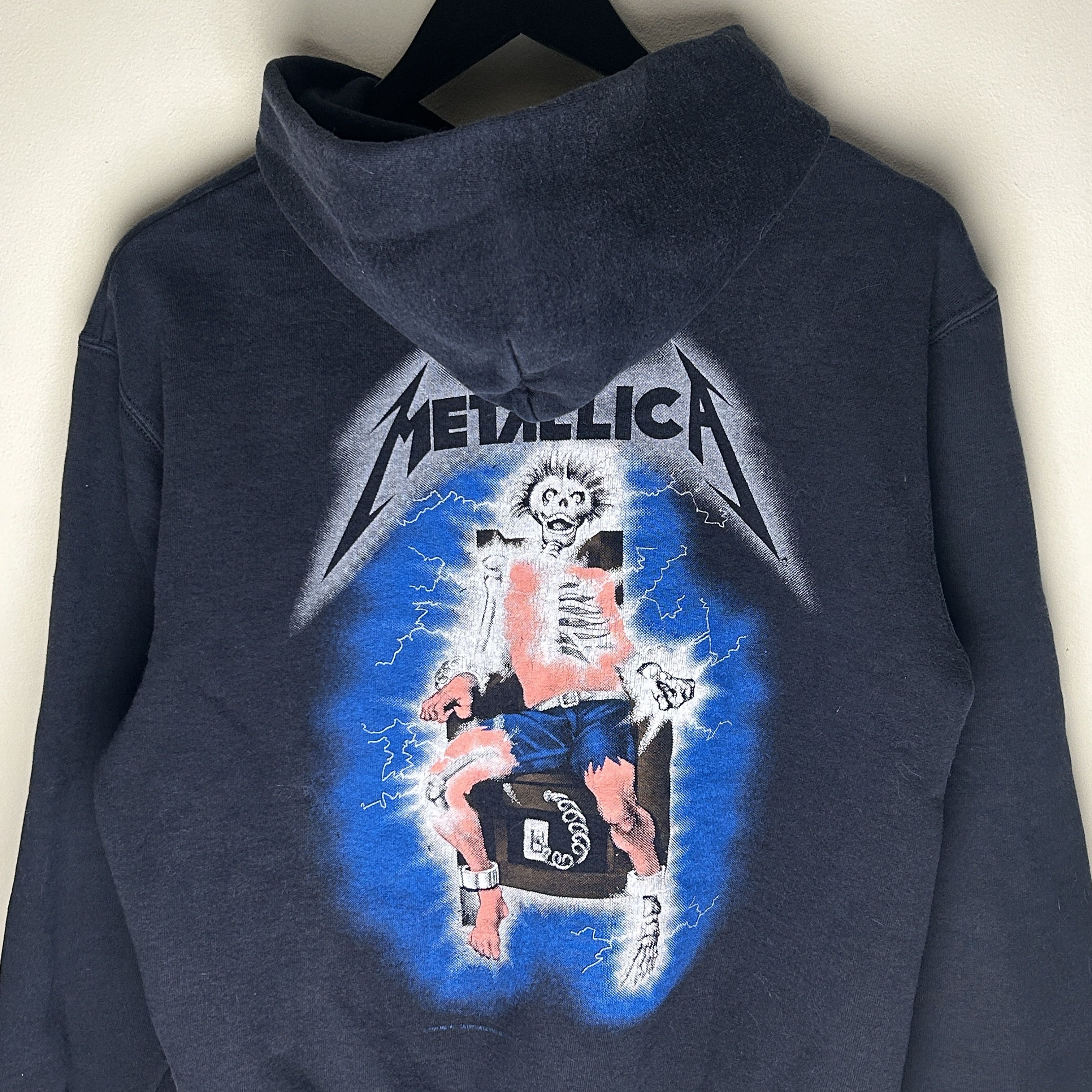 Band Tees Vintage Metallica Ride The Lightning Band Hoodie Size US M / EU 48-50 / 2 - 4 Thumbnail