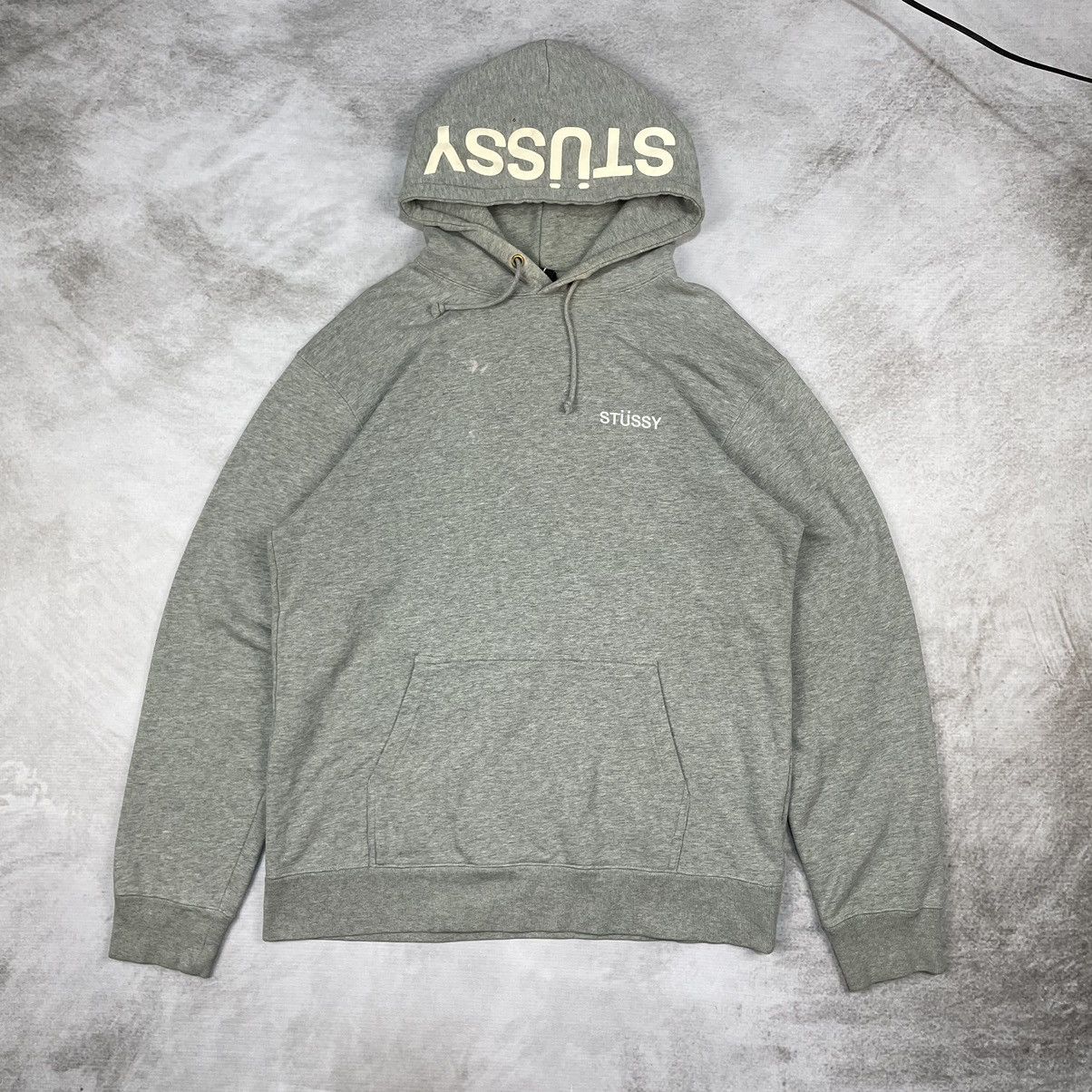 Stussy Stussy Grey Hoodie Size US XL / EU 56 / 4 - 1 Thumbnail