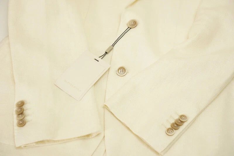 Suitsupply Men Suitsupply Blazer Havana Patch Linen Blend Ferla US42 Size 42R - 6 Thumbnail