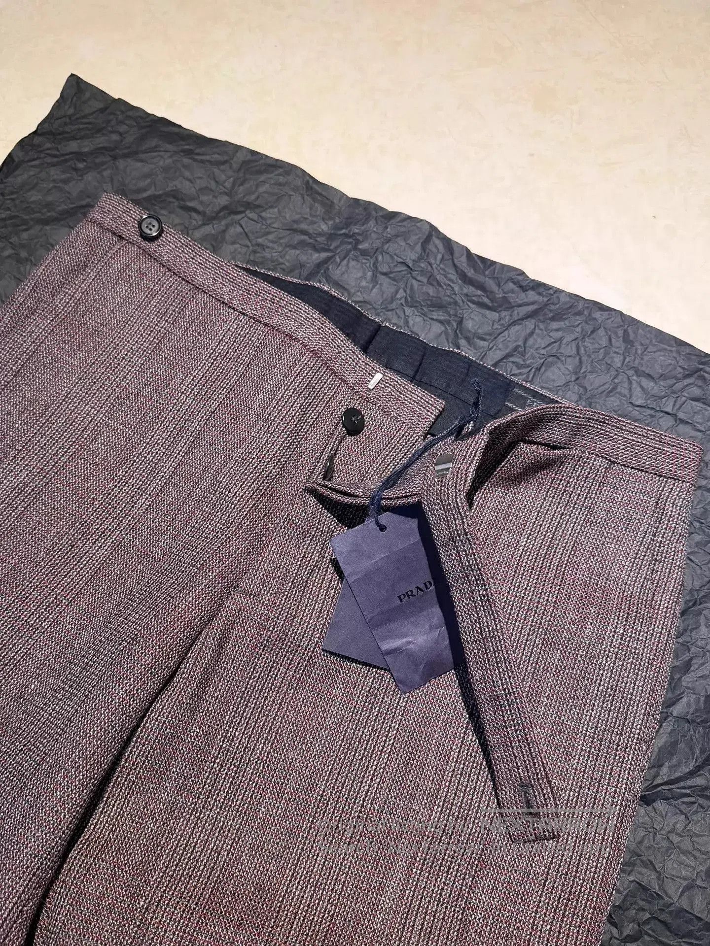 Prada Gray Casual Pants Size 32. Size US 32 / EU 48 - 2 Thumbnail