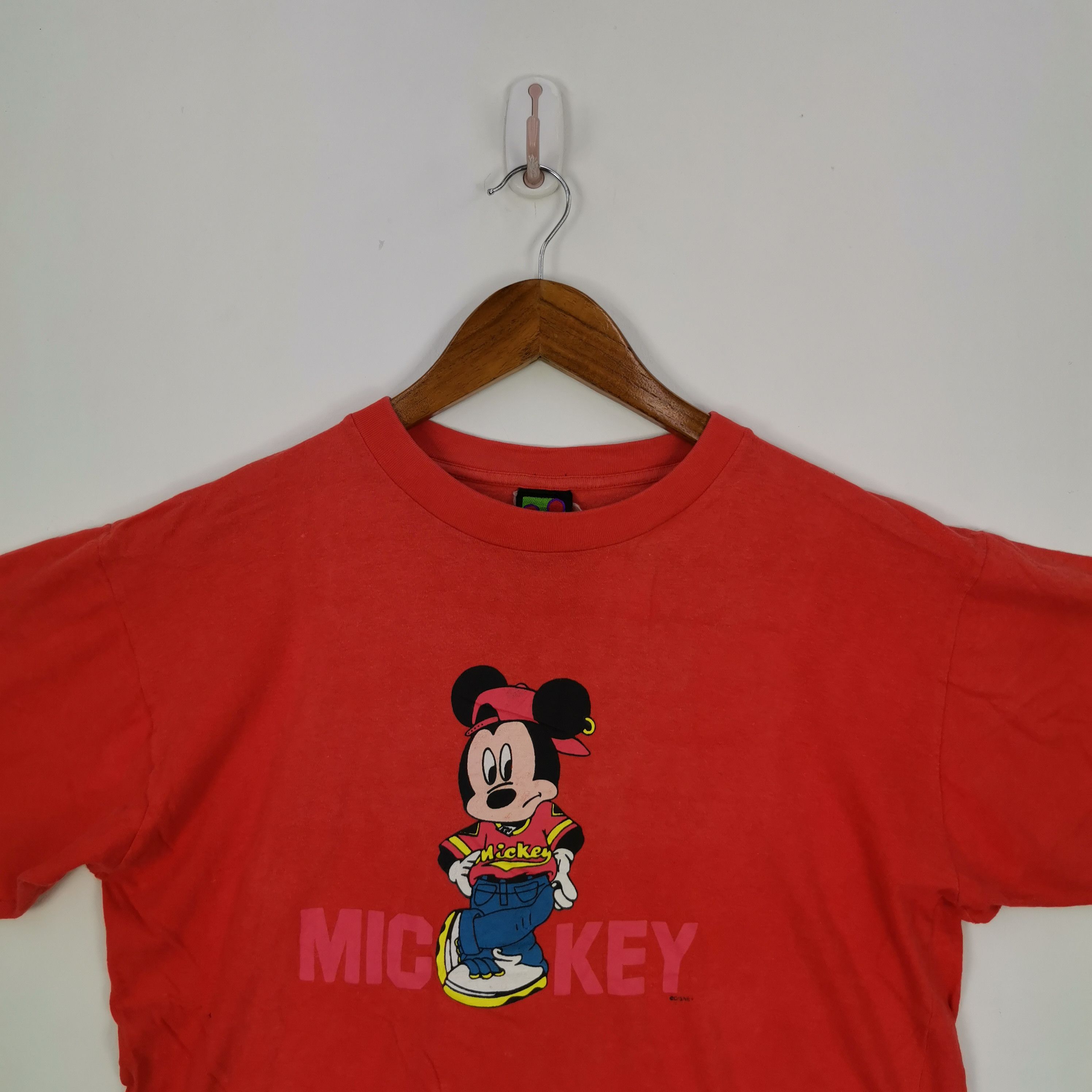 Disney Vintage 90s Mickey Mouse T-Shirt Disney Cartoon Tees Size US M / EU 48-50 / 2 - 2 Thumbnail