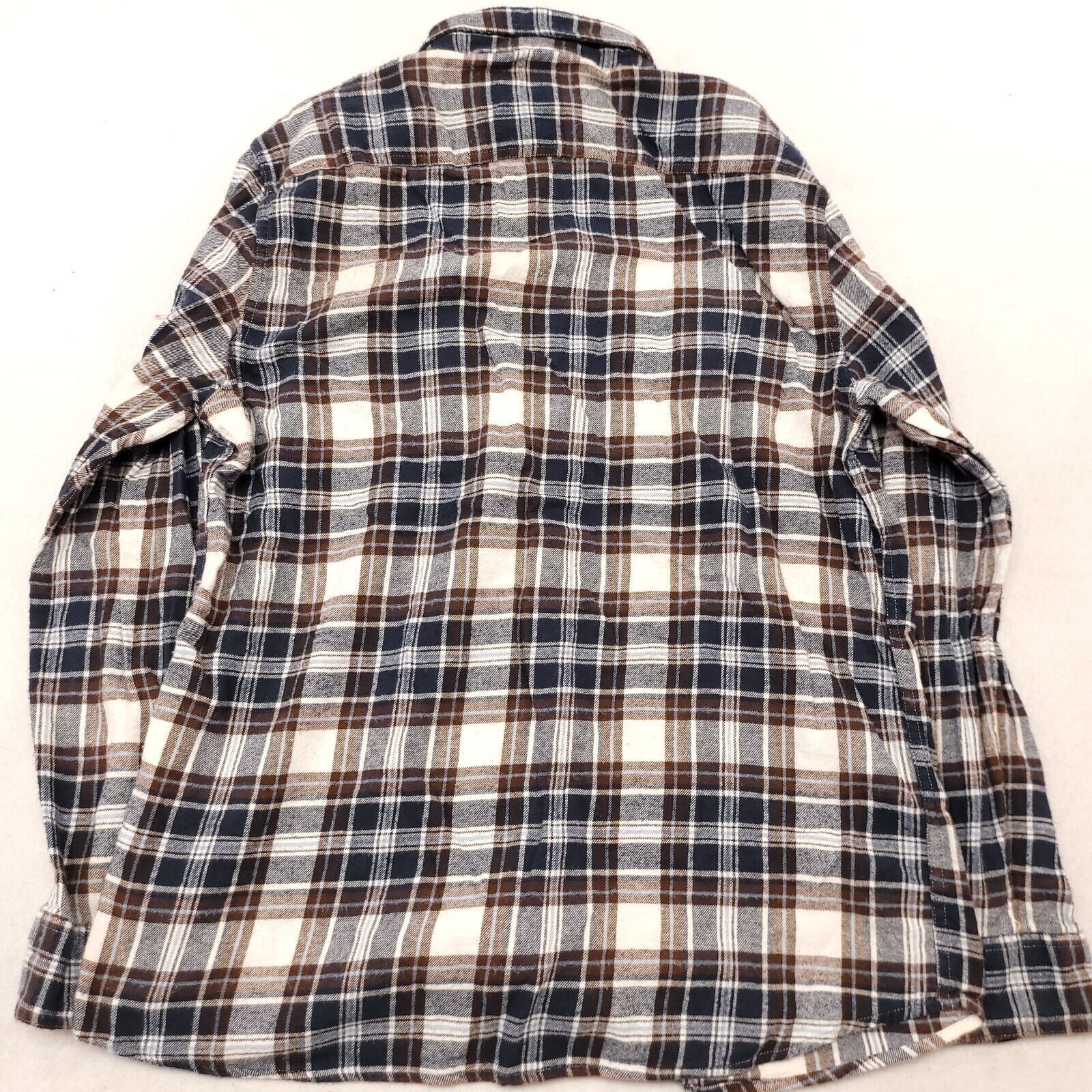 Sonoma Sonoma Tartan Flannel Shirt Mens Size Large L Blue White Size US L / EU 52-54 / 3 - 10 Thumbnail