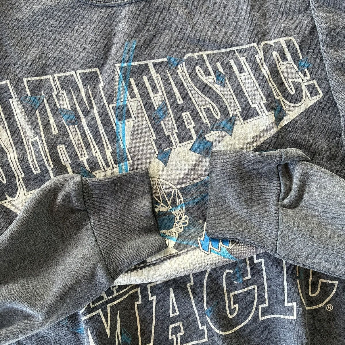 Other VINTAGE 90s SLAM-TASTIC ORLANDO MAGIC NBA SWEATSHIRT Size US L / EU 52-54 / 3 - 5 Thumbnail