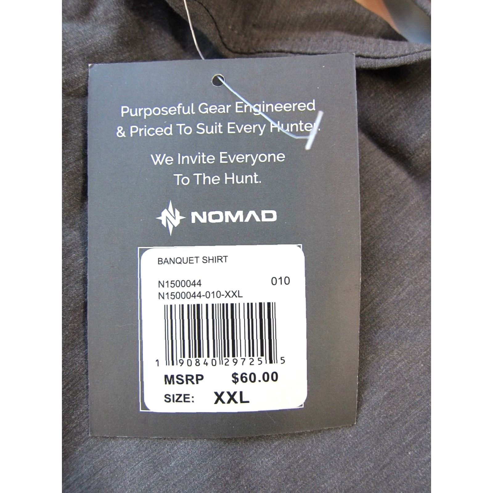 Nomad NWT Nomad Grey Stretch Snap Button Down Long Sleeve Banquet Shirt Men XXL Size US XXL / EU 58 / 5 - 4 Thumbnail