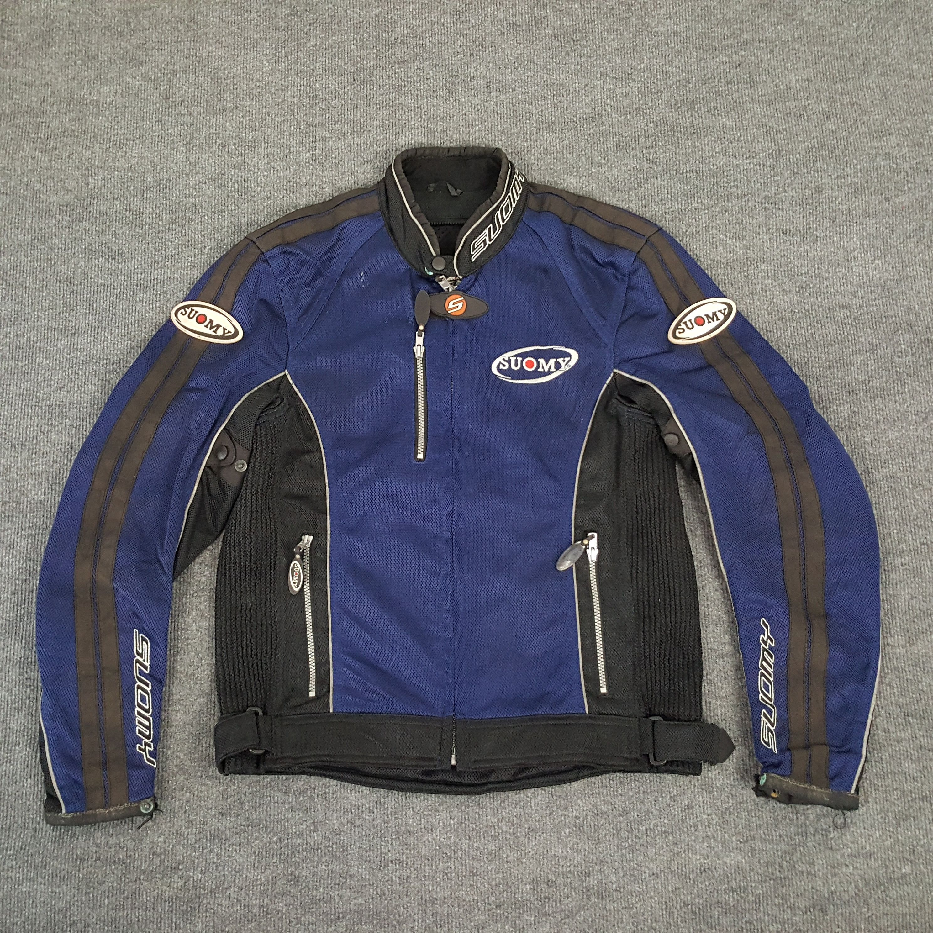 Vintage Suomy Motorsports Racing Bikers Jacket Size US M / EU 48-50 / 2 - 1 Thumbnail