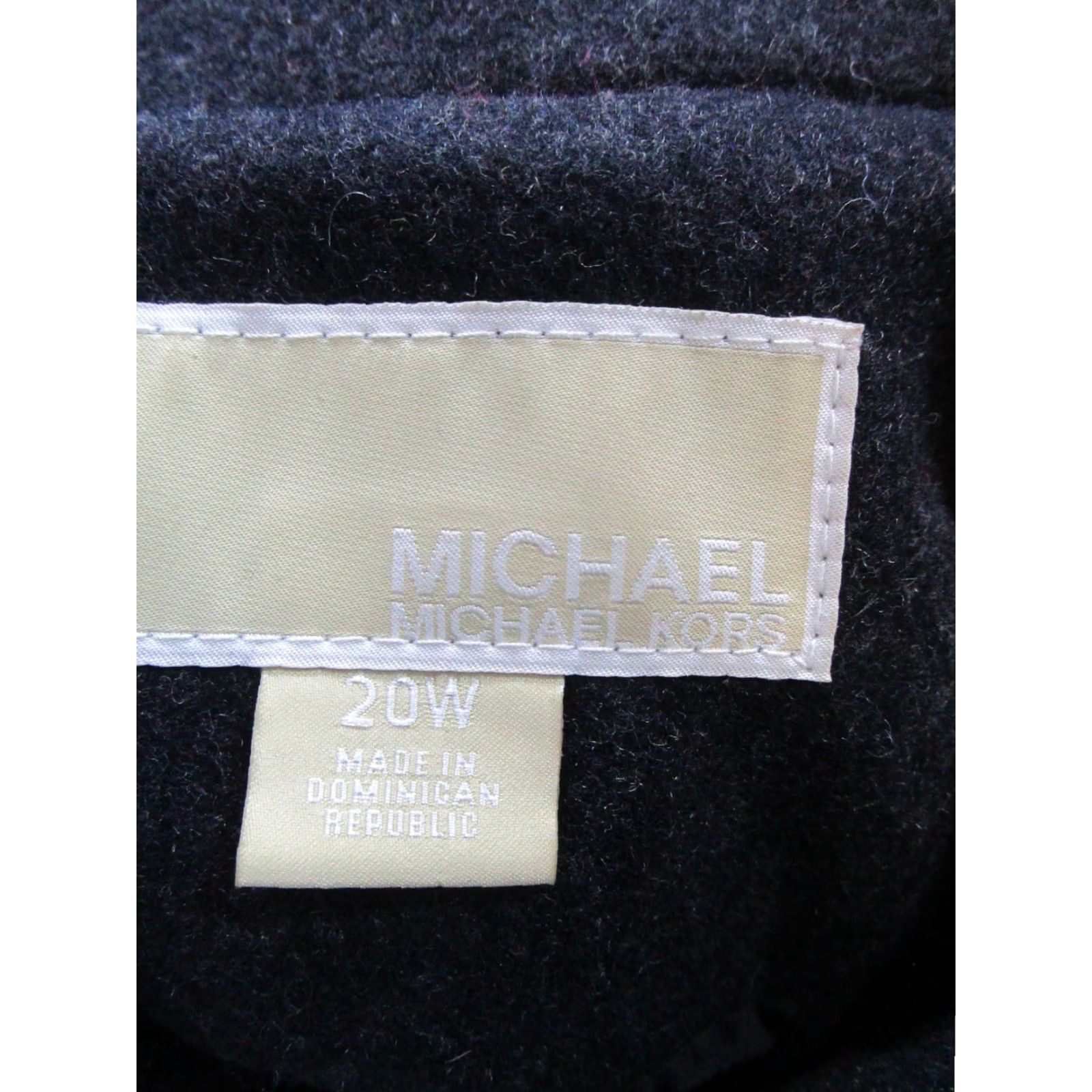 Michael Kors Michael Kors Coat Womens 20W Gray Wool Blend Full Zip Overcoat Long Sleeve Zip Winter Regular Mens Womens? Size 3XL / US 20-22 - 3 Thumbnail