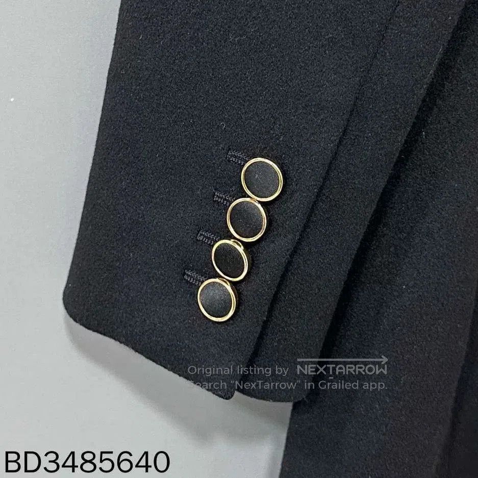 Saint Laurent Paris Saint Laurent Limited Black Smoking Blazer. Size XXS / US 00 / IT 34 - 3 Thumbnail