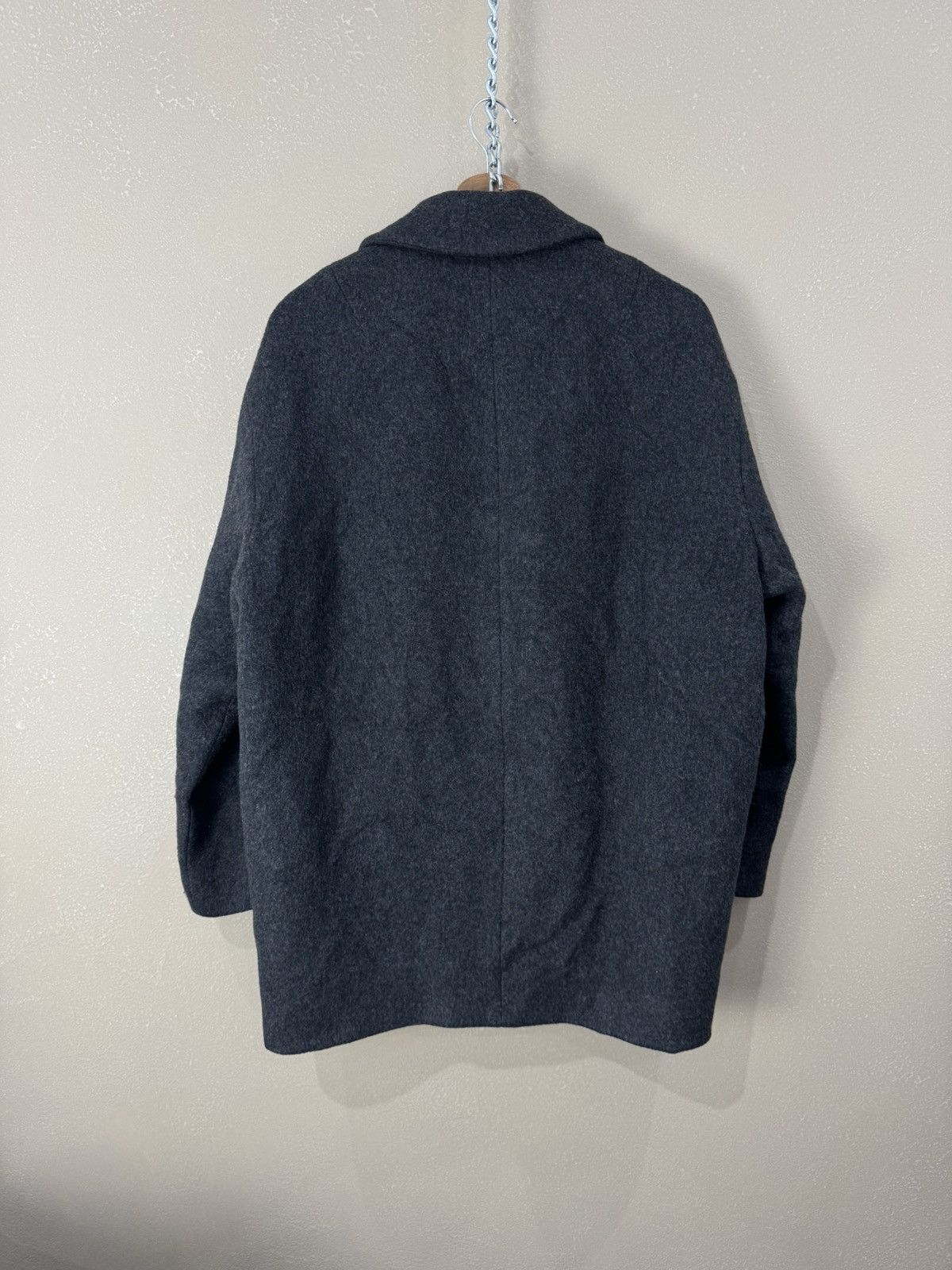 Cos COS coat double breasted gray vintage wool Size XS / US 0-2 / IT 36-38 - 2 Thumbnail