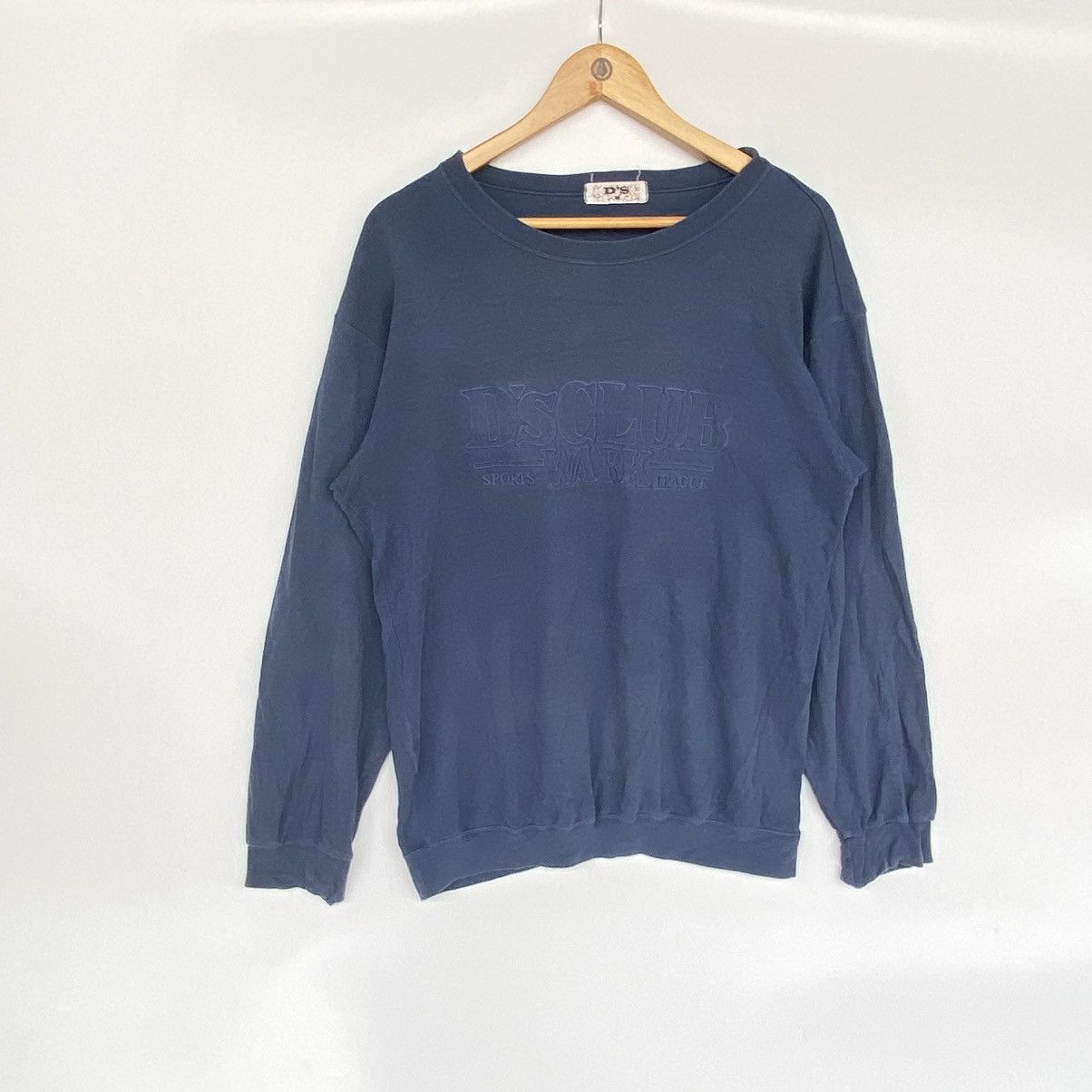Other Vintage D's Club sweatshirt sportswear Crewneck NavyBlue Size US M / EU 48-50 / 2 - 1 Thumbnail