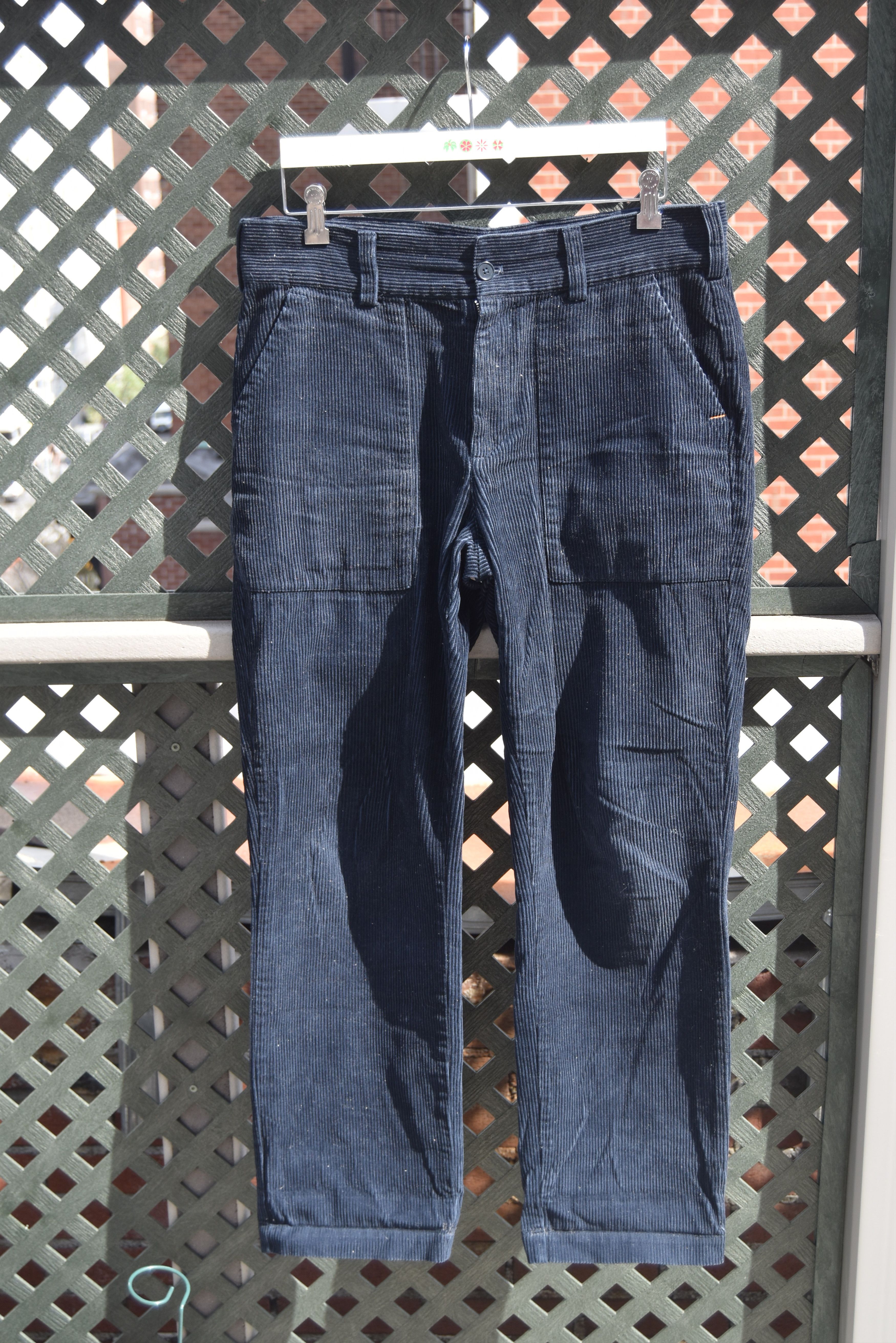 Far Afield Far Afield navy corduroy fatigues Size US 32 / EU 48 - 2 Thumbnail