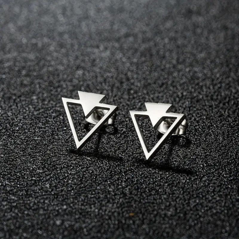 Jewelry Vibe Earrings One Pairs Chrome Jewelry Size ONE SIZE - 2 Thumbnail