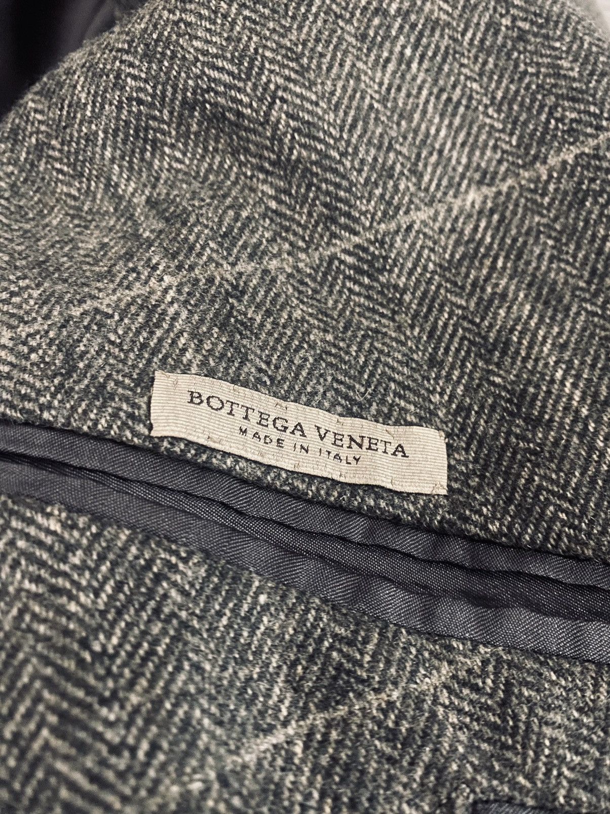 Bottega Veneta Bottega Veneta 🇮🇹 cashmere grey check jacket 54 NWT Size 44R - 3 Thumbnail