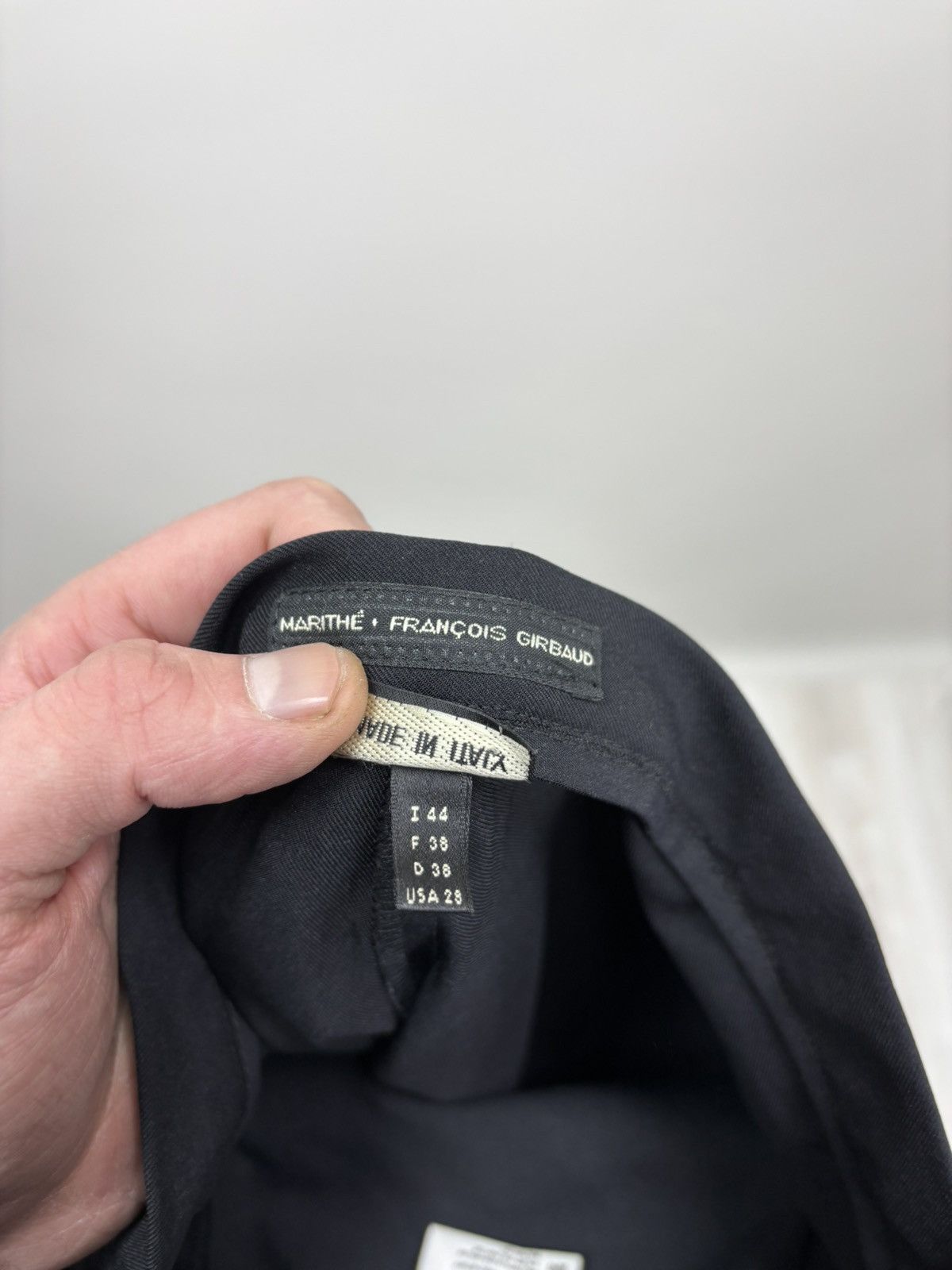 Marithe + Francois Girbaud Womens pants Marithe Francois Girbaud Size 44 Color Black Size 30" / US 8 / IT 44 - 8 Thumbnail