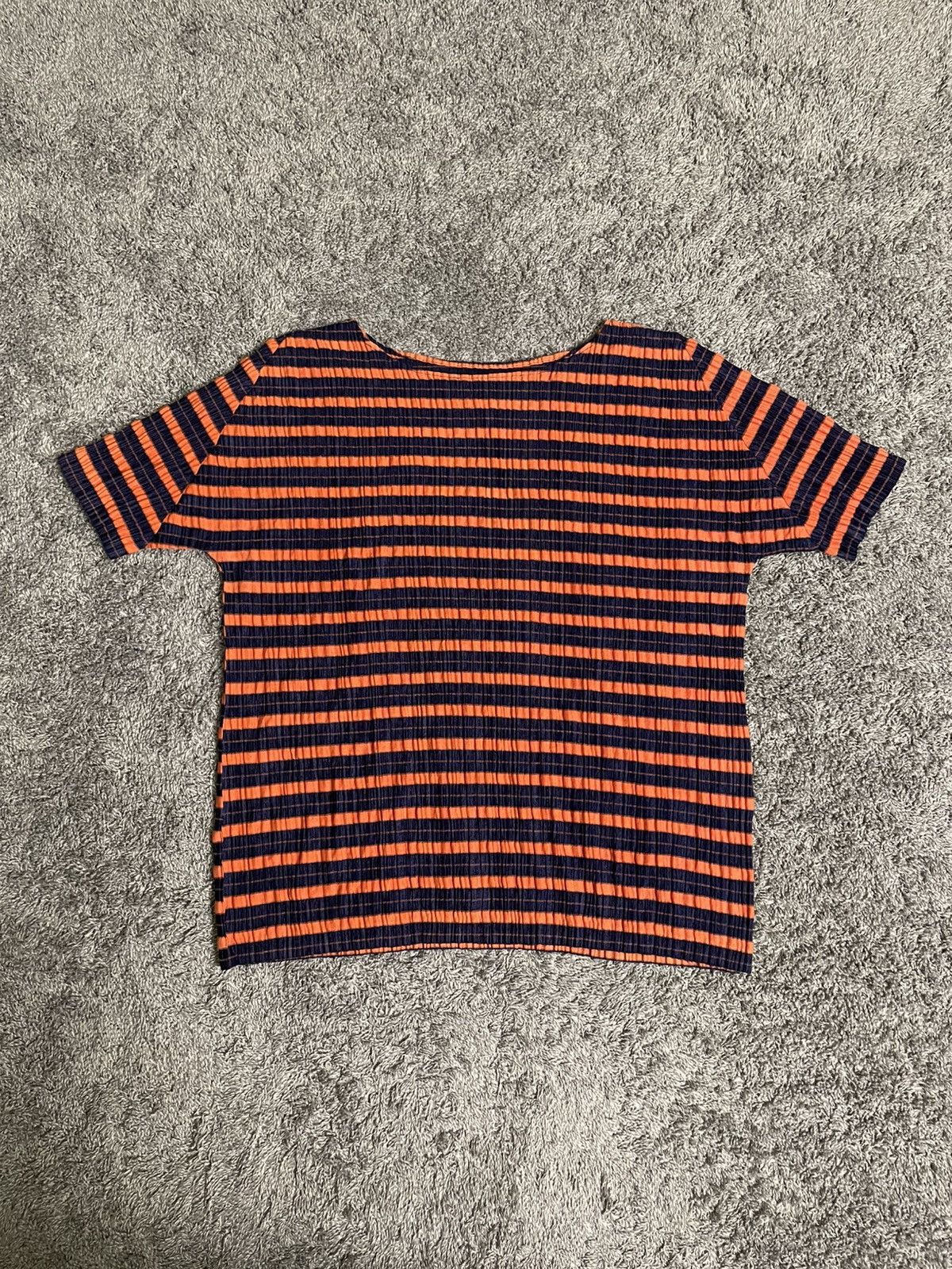 Pleats Please Issey Miyake Pleats Please Issey Miyake Stripe Shirt Size M / US 6-8 / IT 42-44 - 1 Thumbnail