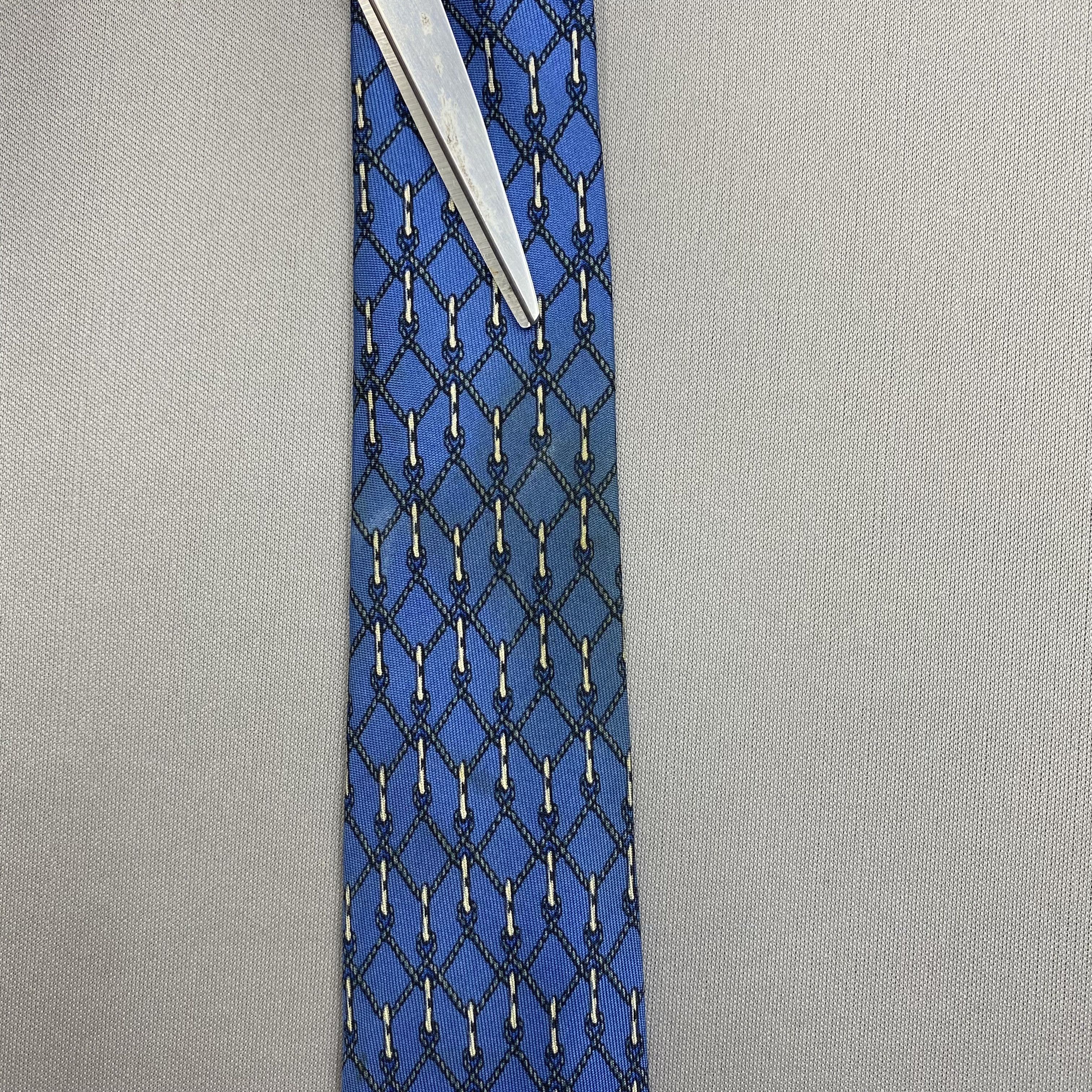 Hermes Vintage Hermes SILK Necktie Cravate Pure Silk Size ONE SIZE - 9 Thumbnail