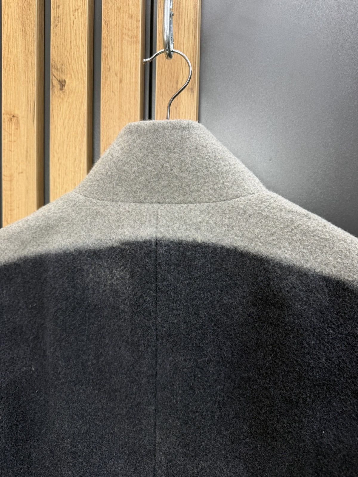 Jil Sander Jil Sander Women Wool Coat Grey Navy Colorblock Size 42 Size M / US 6-8 / IT 42-44 - 19 Thumbnail