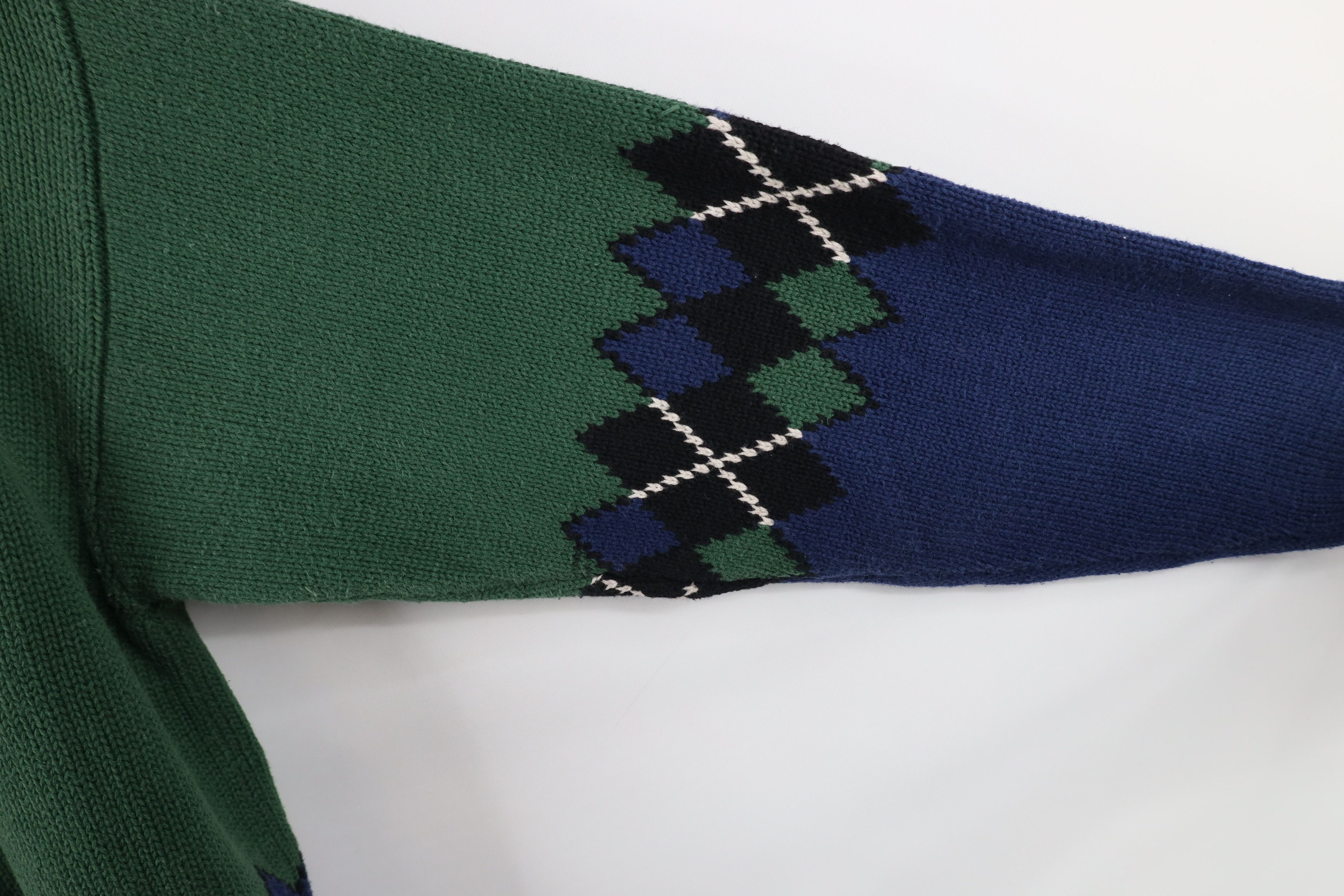 Vintage Vintage 90s Streetwear Marled Knit Turtleneck Sweater Size L / US 10 / IT 46 - 5 Thumbnail