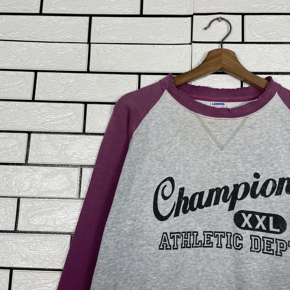 Champion Vintage Champion Two Tone Crewneck Sweatshirt Size M / US 6-8 / IT 42-44 - 6 Thumbnail