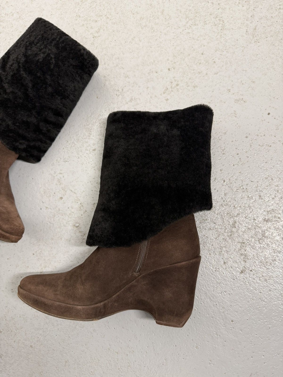 Helmut Lang Helmut Lang Vintage 00s Suede Riding Boots Size US 8.5 / IT 38.5 - 5 Thumbnail
