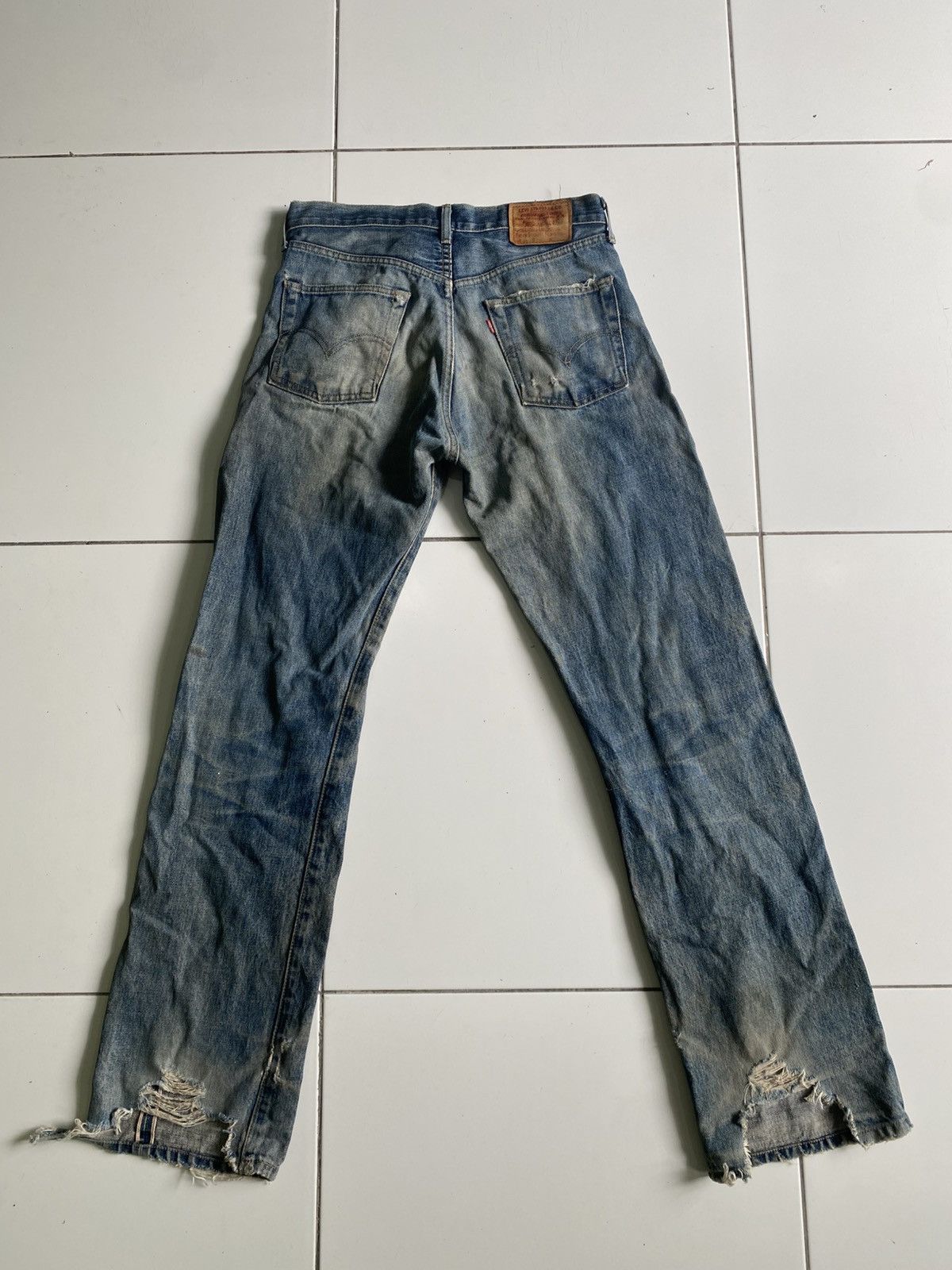 Composition by Kenzo × Levi's Vintage Clothing Vintage Levi’s BE distressed selvedge Size US 33 - 2 Thumbnail