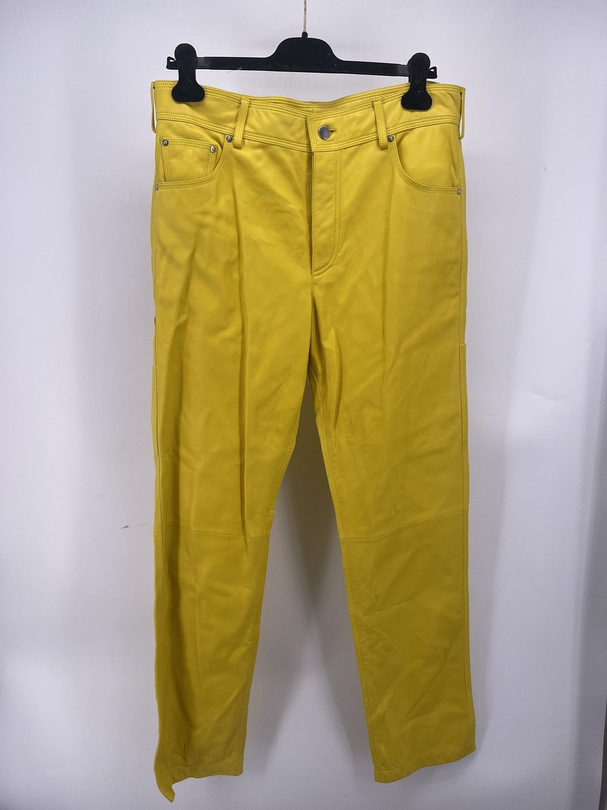 Bottega Veneta Bottega Veneta Leather Trousers Size 52 RRP $3.2k Size US 36 / EU 52 - 1 Thumbnail