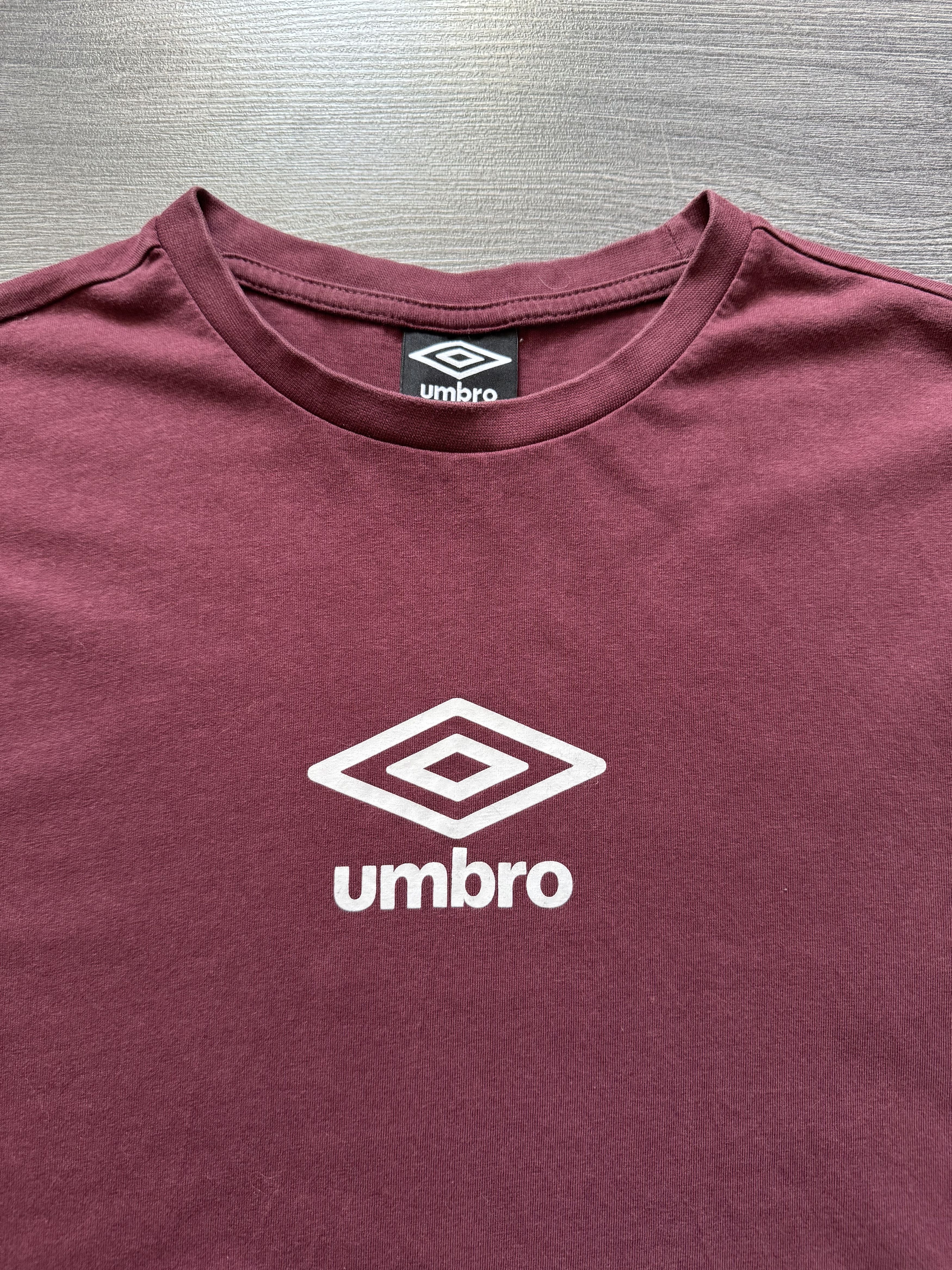 Umbro Umbro T-Shirt Big Logo Maroon Size US M / EU 48-50 / 2 - 2 Thumbnail