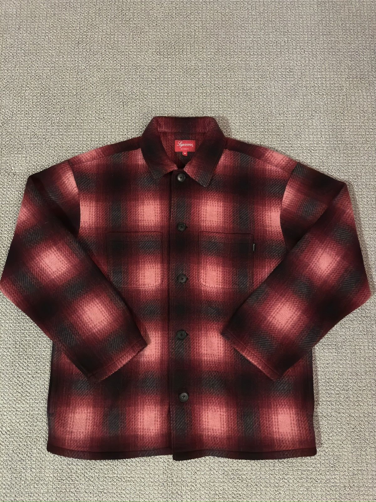 Supreme Supreme Shadow Plaid Flannel | Grailed