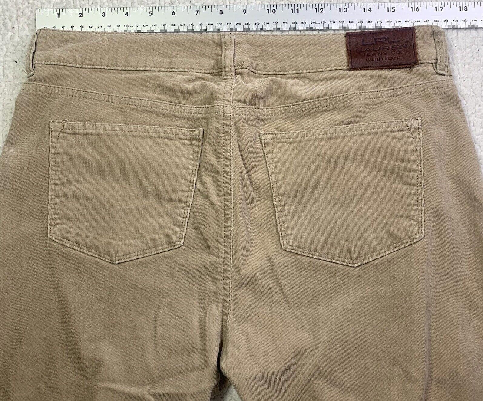 Lauren Ralph Lauren LRL Ralph Lauren Jeans Corduroy Pants Women's Size 10 Tan Size 32" / US 10 / IT 46 - 10 Thumbnail