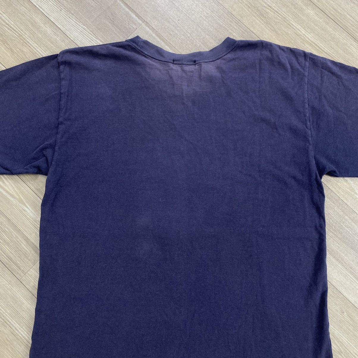 Issey Miyake 1990s Vintage Issey Miyake Iconic Logo Tshirt Navy Designer Size US S / EU 44-46 / 1 - 9 Thumbnail