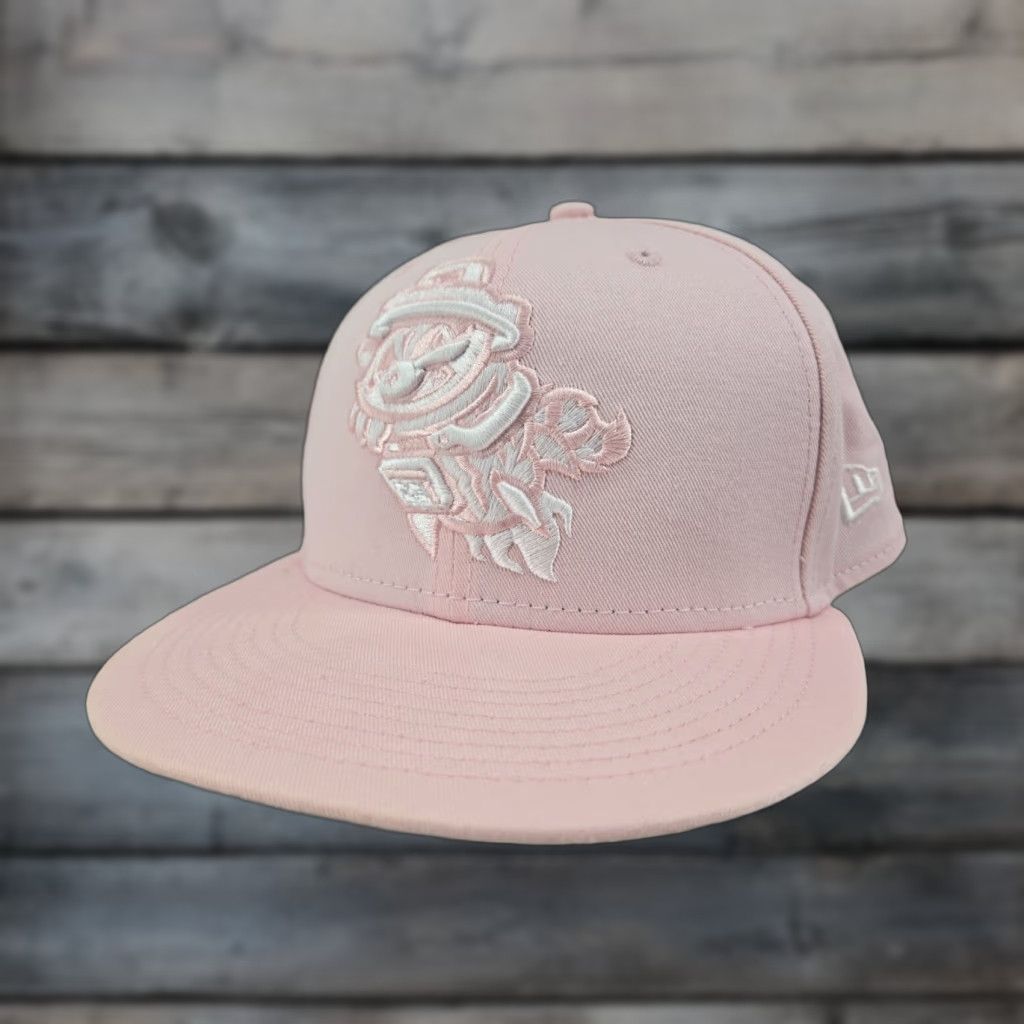 New Era New Era 5950 Hat Pink 7 1/4 Men Rocket City Trash Pandas Rocketeer Baseball Cap Size ONE SIZE - 1 Thumbnail