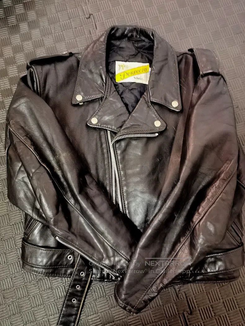 Schott Schott 618 leather jacket cable-stayed leather coat Size US S / EU 44-46 / 1 - 2 Thumbnail
