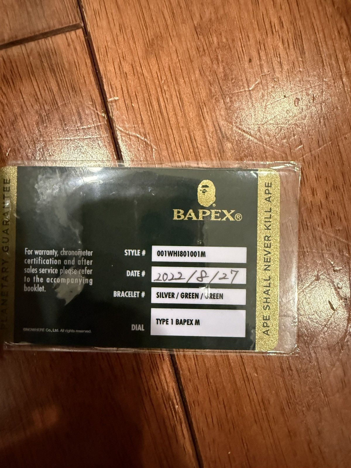 Bape BAPE A Bathing Ape Type 1 Bapex Watch (2022) Size ONE SIZE - 2 Thumbnail