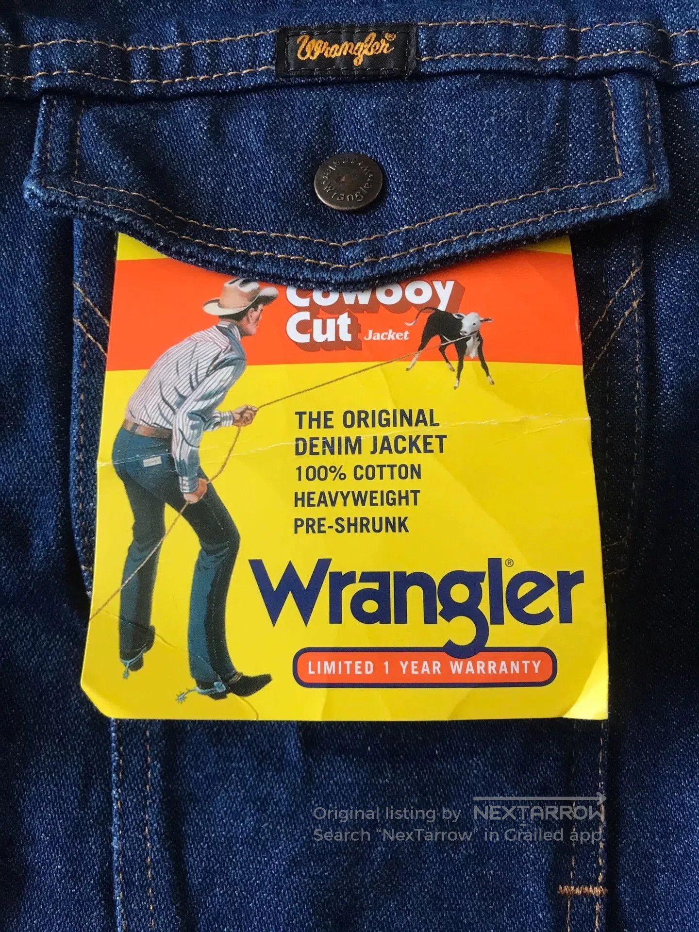 Wrangler Wrangler 74145PW Western Denim Jacket. Size US S / EU 44-46 / 1 - 7 Thumbnail