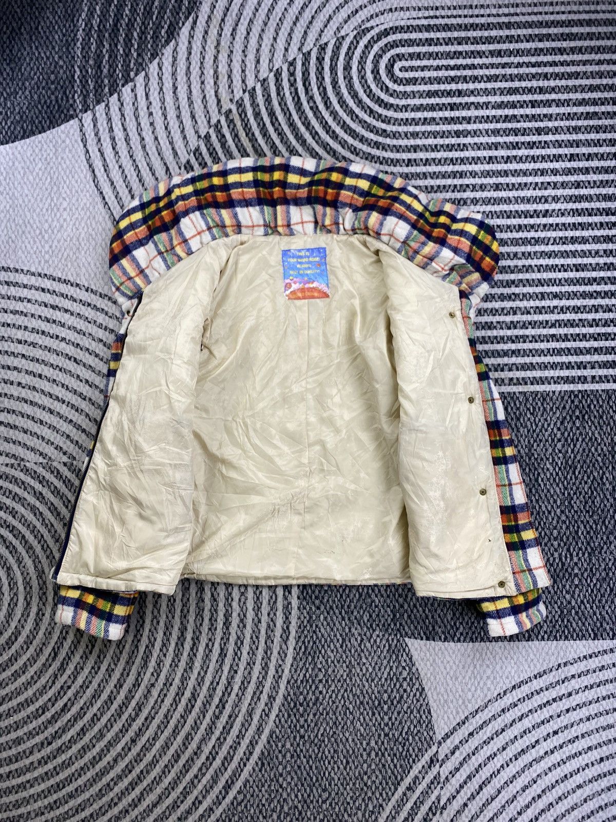 Japanese Brand Vtg Rodeo Crown Multicolor Plaid Zipper Down Jacket Size US S / EU 44-46 / 1 - 7 Thumbnail