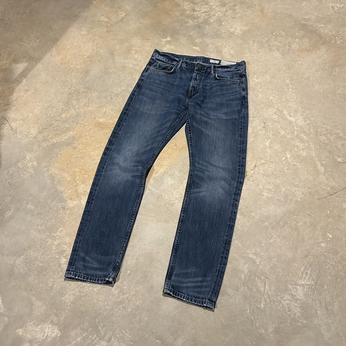 Allsaints × Japanese Brand AllSaints Iggy Faded Slim Indigo Jeans Essential Size US 32 / EU 48 - 2 Thumbnail