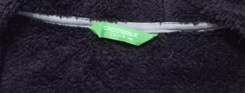 Japanese Brand 🔥Purple Crocodile Ladies Fleece Hoodie Size M / US 6-8 / IT 42-44 - 7 Thumbnail