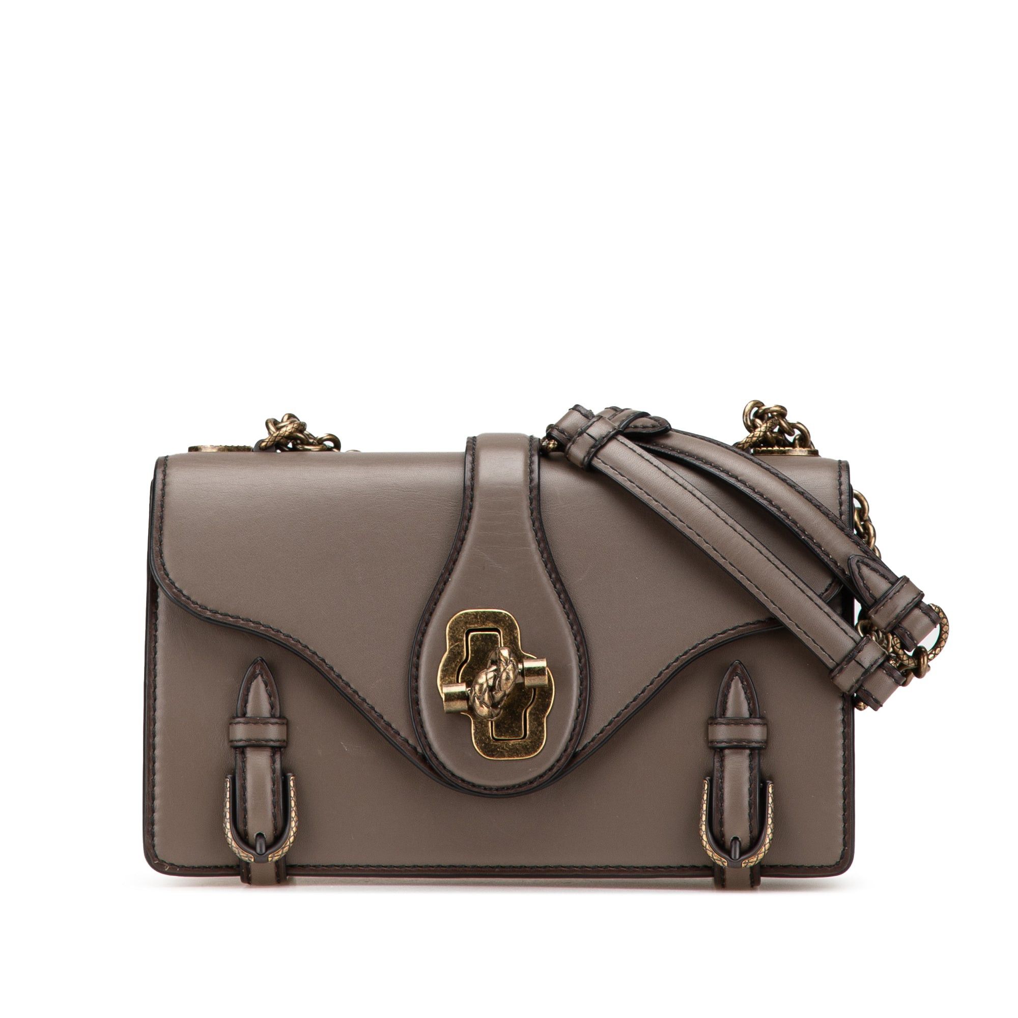 Bottega Veneta Bottega Veneta French Calf City Knot Shoulder Bag Brown Size ONE SIZE - 1 Thumbnail