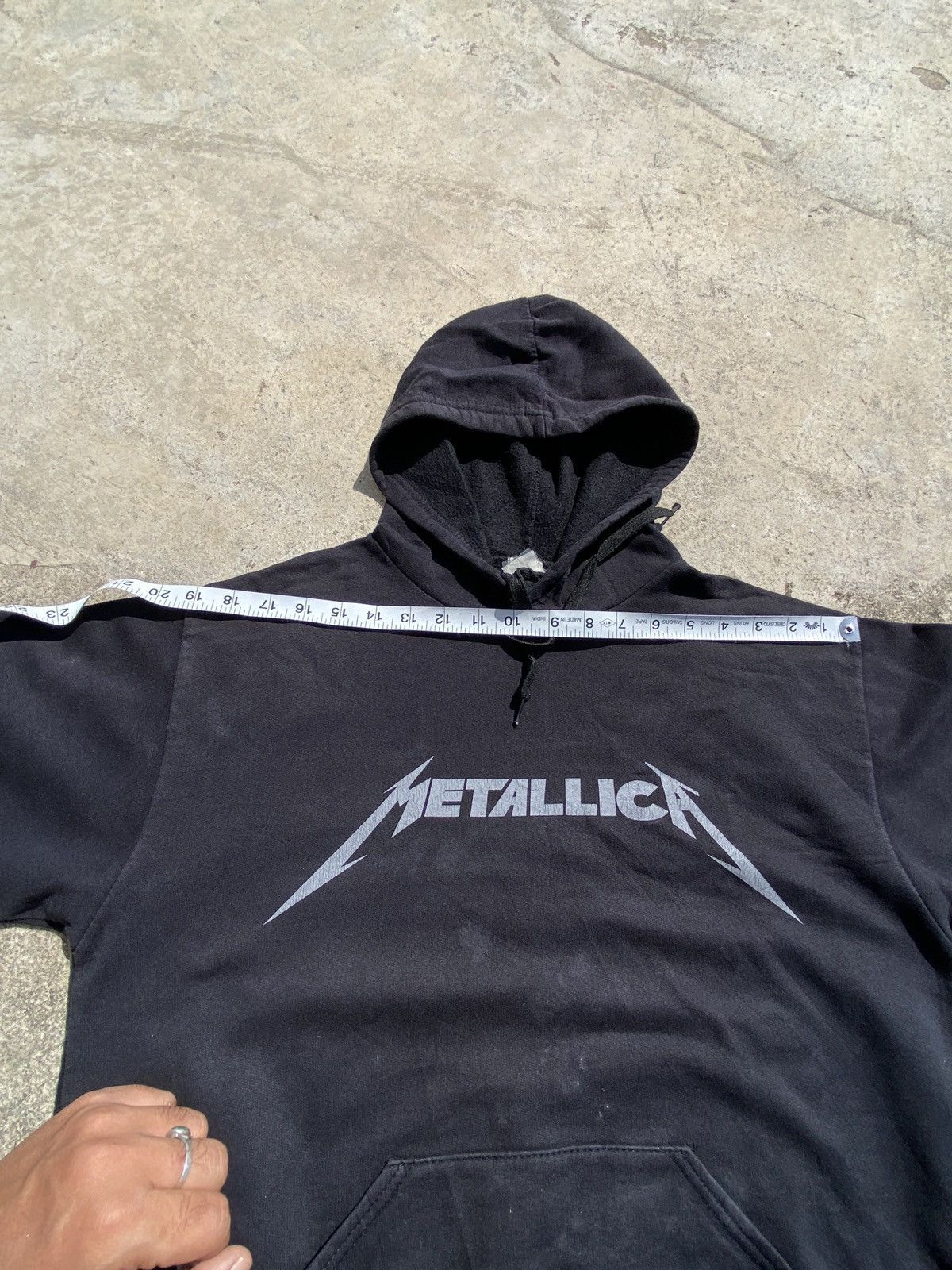Band Tees Sunfaded Thrashed Metallica Hoddie Size US S / EU 44-46 / 1 - 7 Thumbnail