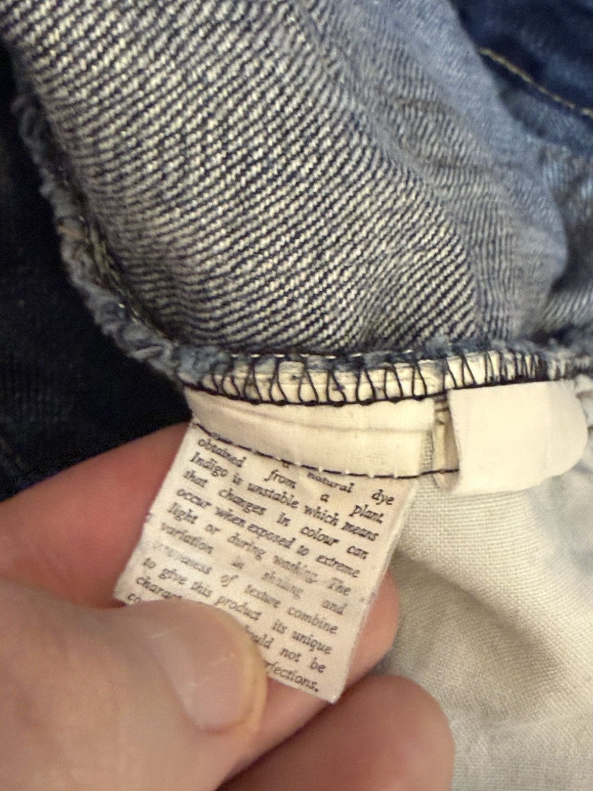 Yves Saint Laurent 34x30 YSL Jeans Denim Pants Indigo Selvedge Vintage Yves Size US 34 / EU 50 - 14 Thumbnail