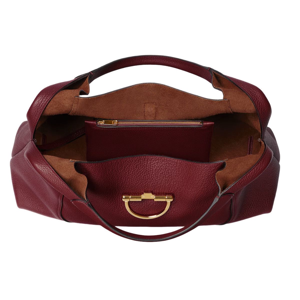 Gucci GUCCI Softbit Maxi $3650 Rosso Ancora Red Leather Shoulder B Size ONE SIZE - 4 Thumbnail