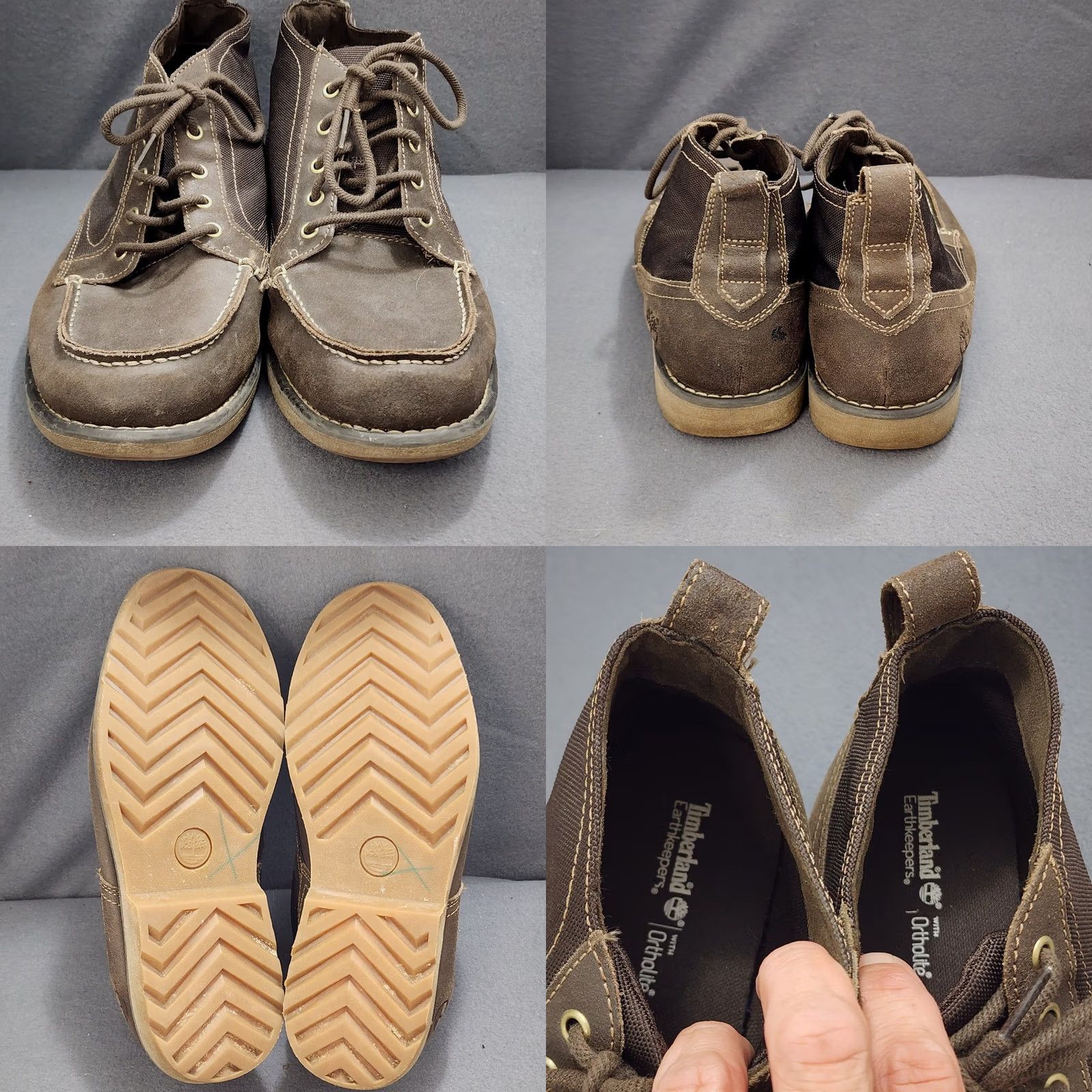 Timberland Timberland Boots Men 11 Brown Leather Earthkeepers Ortholite Lace Up Chukka Boots Men 11 Brown Leather Earthkeepers Ortholite Lace Up Chukka Size US 11 / EU 44 - 8 Thumbnail