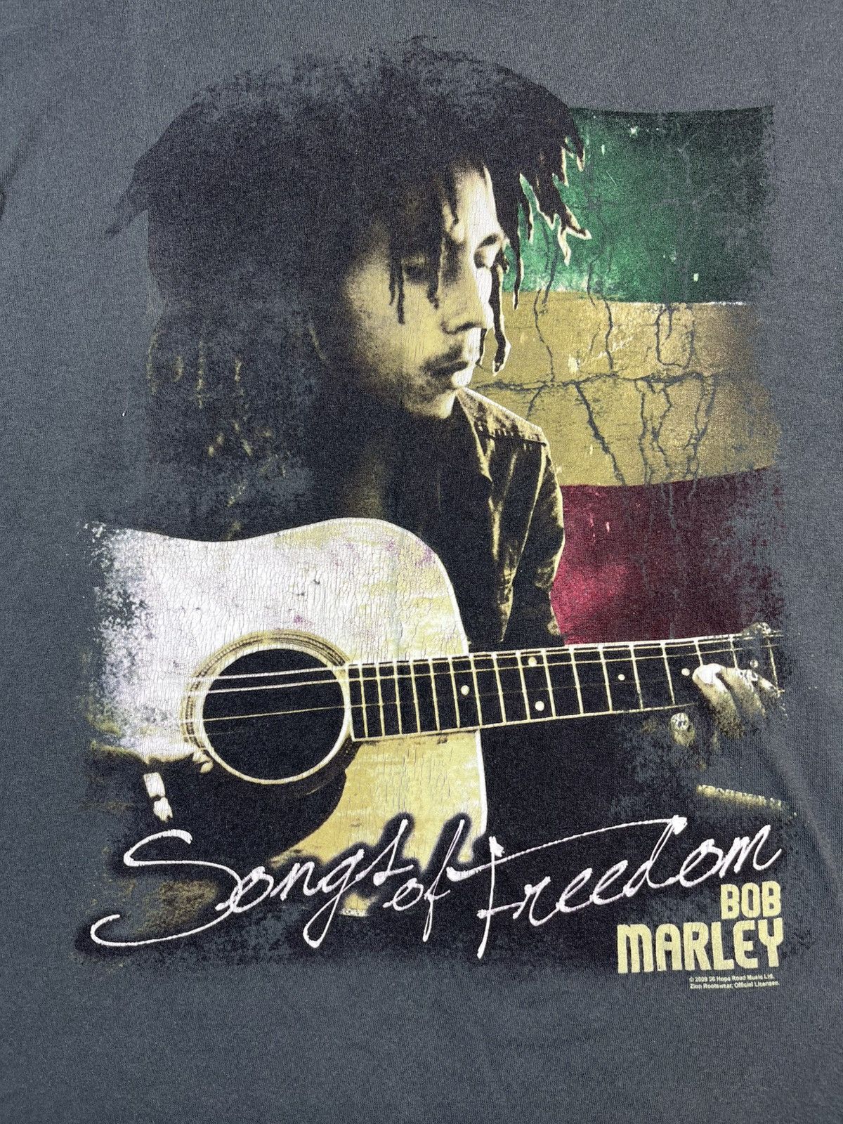 Bob Marley Bob Marley Songs of Freedom 2009 Reggae Graphic Tee Size US L / EU 52-54 / 3 - 4 Thumbnail