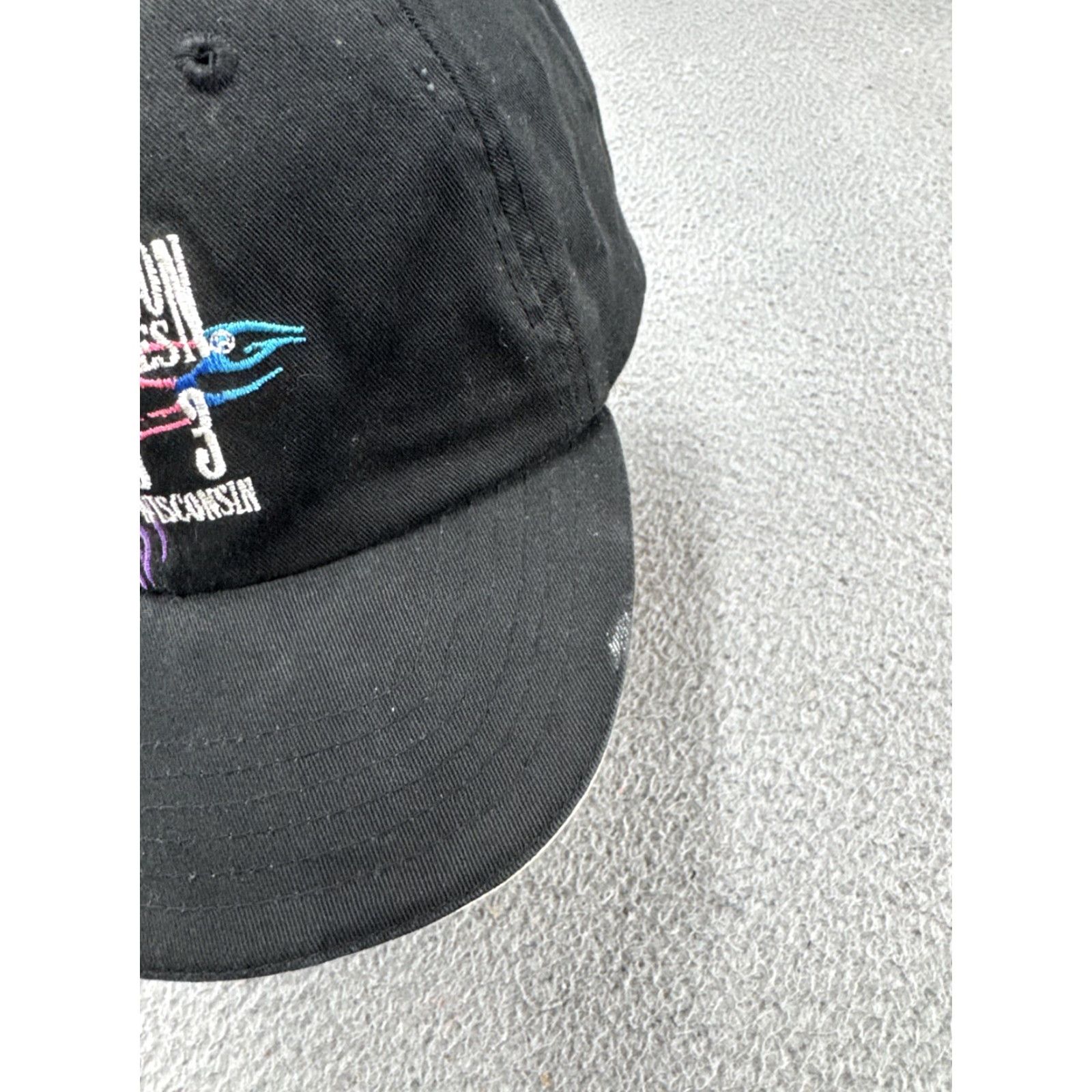 Harley Davidson 2003 Harley-Davidson Hat Cap Milwaukee Wisconsin 100th Anniversary Black Unisex Adult One Size Adjustable Baseball Cap Size ONE SIZE - 2 Thumbnail