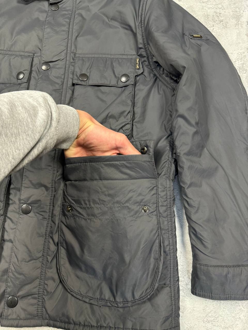 Barbour Barbour International Padded Gray Mens Jacket Size S Size US S / EU 44-46 / 1 - 10 Thumbnail