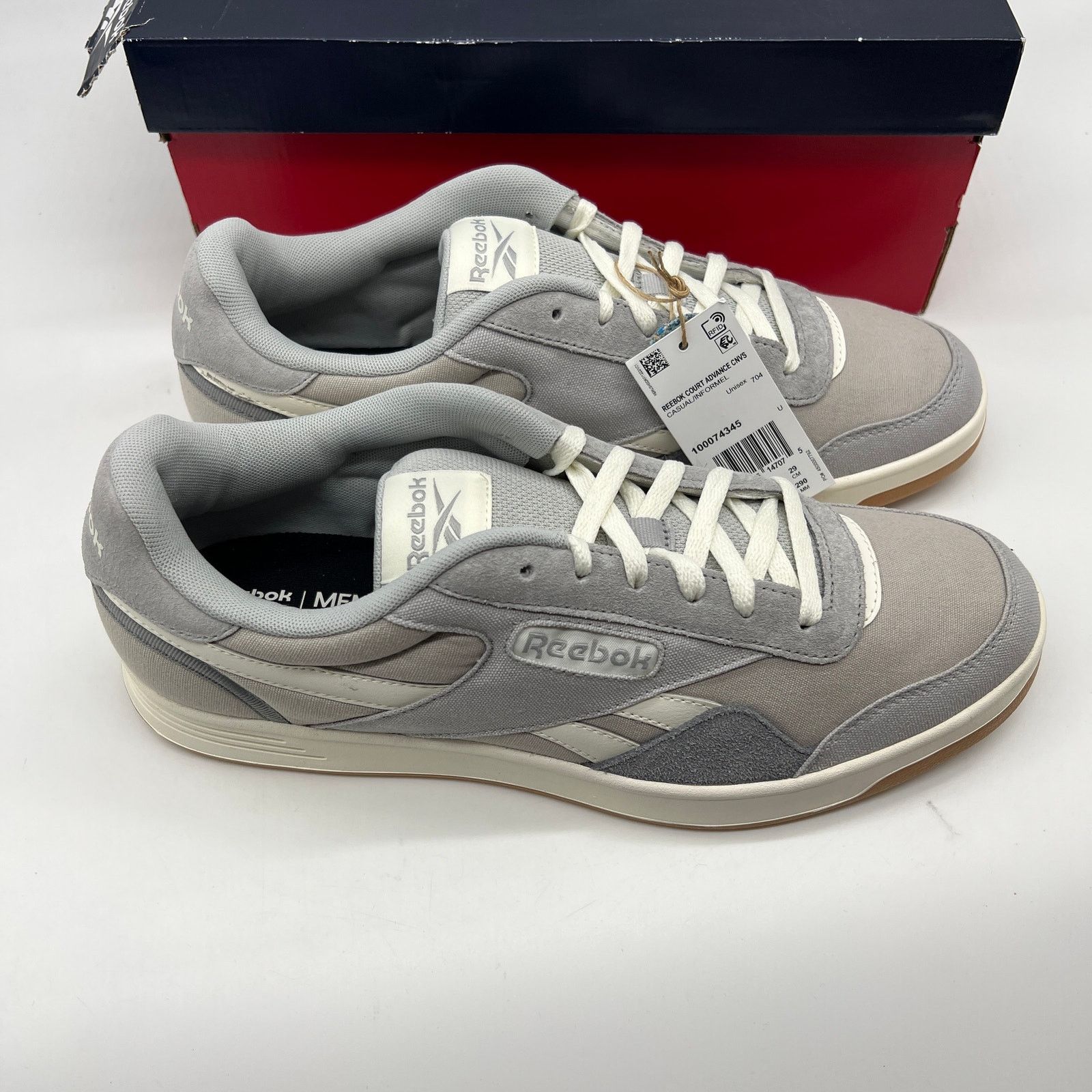 Reebok Reebok Unisex-Adult Court Advance Canvas Sneaker Size 11 Size US 11 / EU 44 - 1 Thumbnail