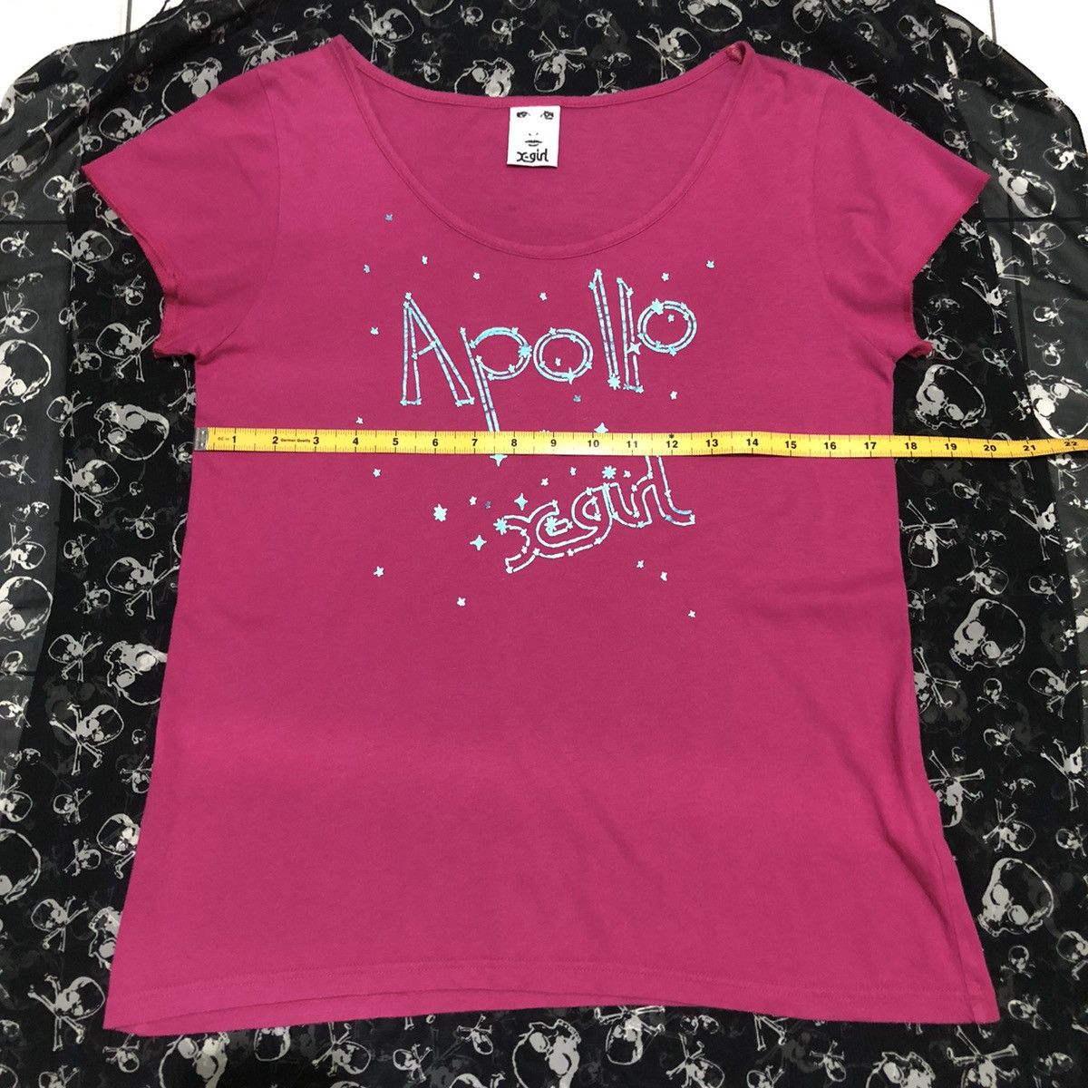 Japanese Brand X-girl Japan APOLLO Graphic Distressed Sleeve Style LEGIT Size M / US 6-8 / IT 42-44 - 17 Thumbnail