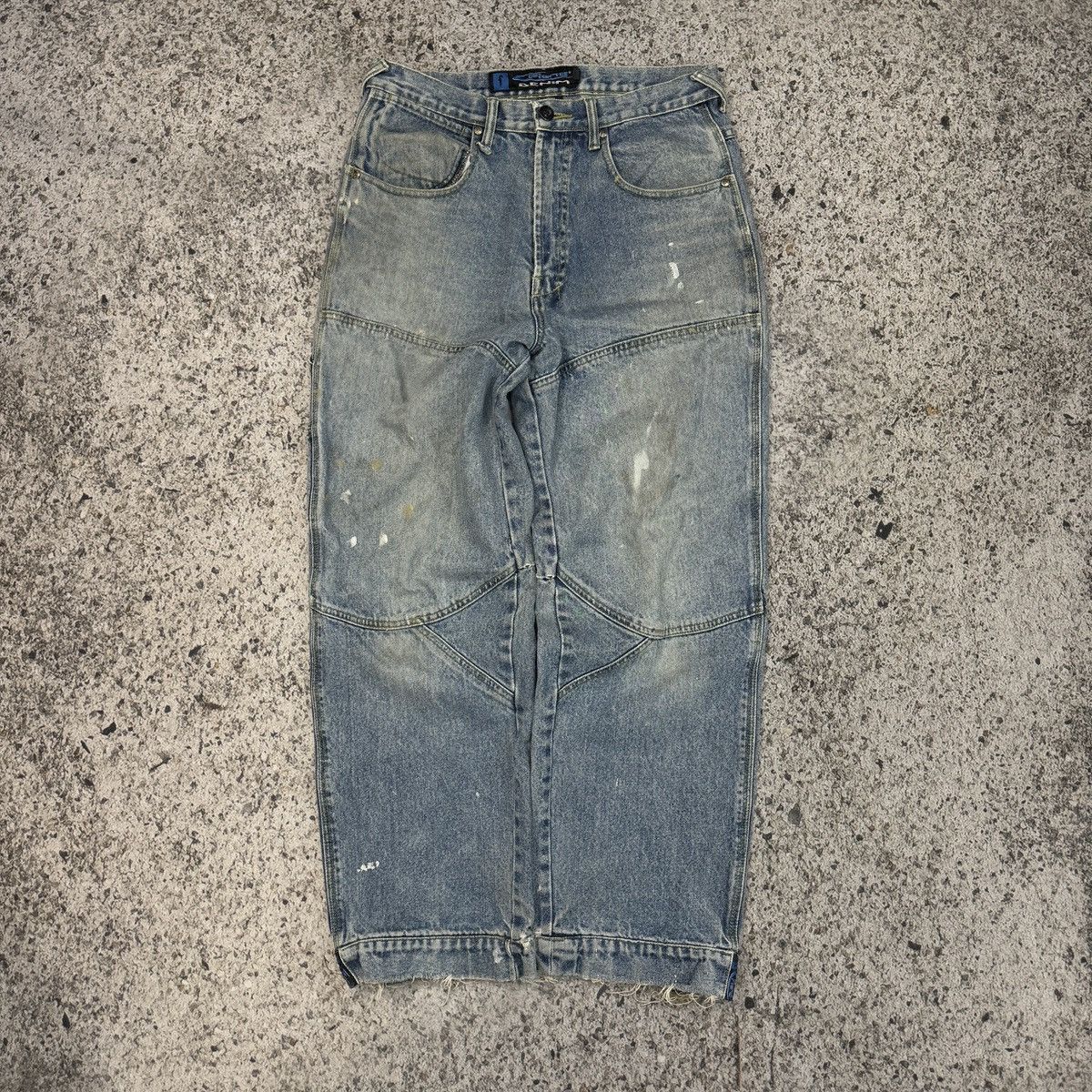 Vintage 90s Fiend Thrashed Faded Distressed Skater Jeans ERD Grunge Size US 32 / EU 48 - 1 Thumbnail