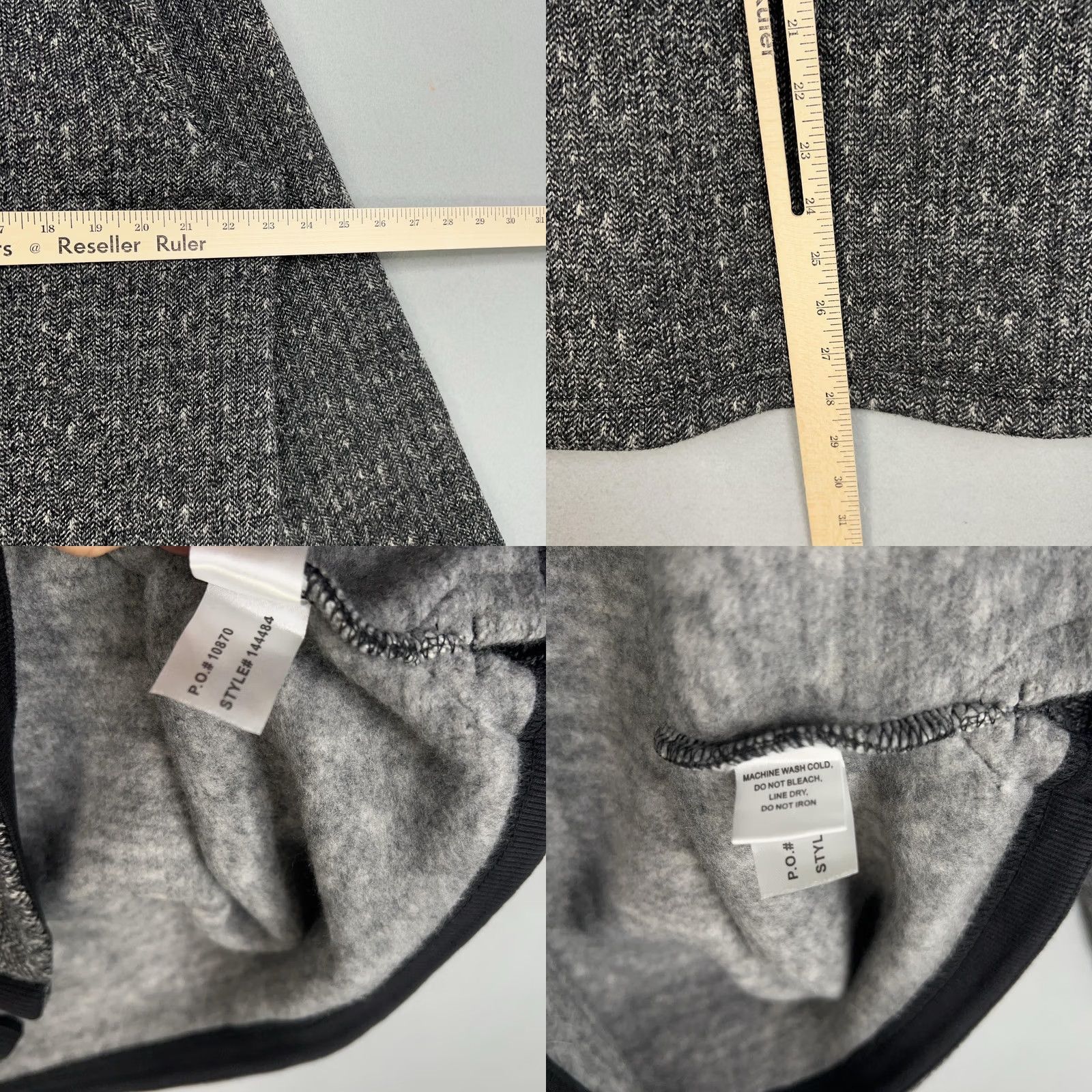 Carbon2Cobalt Carbon2Cobalt Sweater Mens Large Gray Fleece Mock Neck Quarter Snap Winter Warm Size US L / EU 52-54 / 3 - 9 Thumbnail