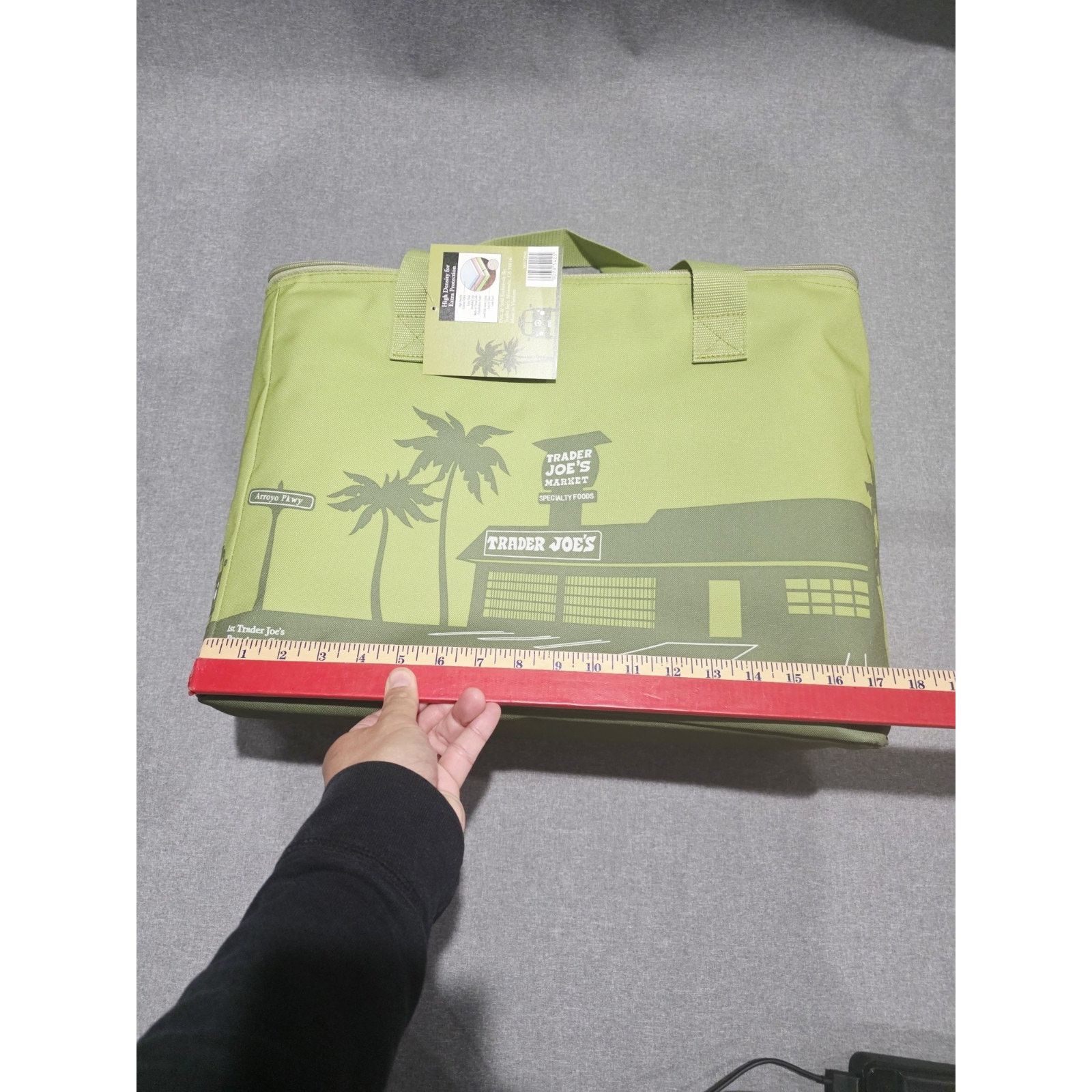 Other Trader Joe's Reusable Large Insulated Cooler Tote Bag Olive Size ONE SIZE - 3 Thumbnail