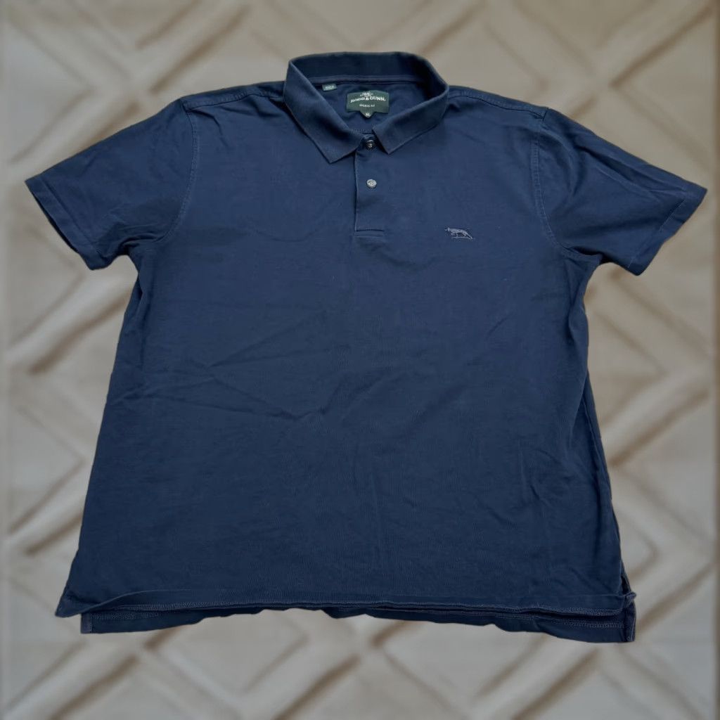 Rodd & Gunn Rodd & Gunn Polo Shirt Mens XL Navy Blue 100% Cotton Short Sleeve Casual Shirt Men XL Navy Blue Golf Tennis Walking 2010s Preppy Sports Size US XL / EU 56 / 4 - 1 Thumbnail